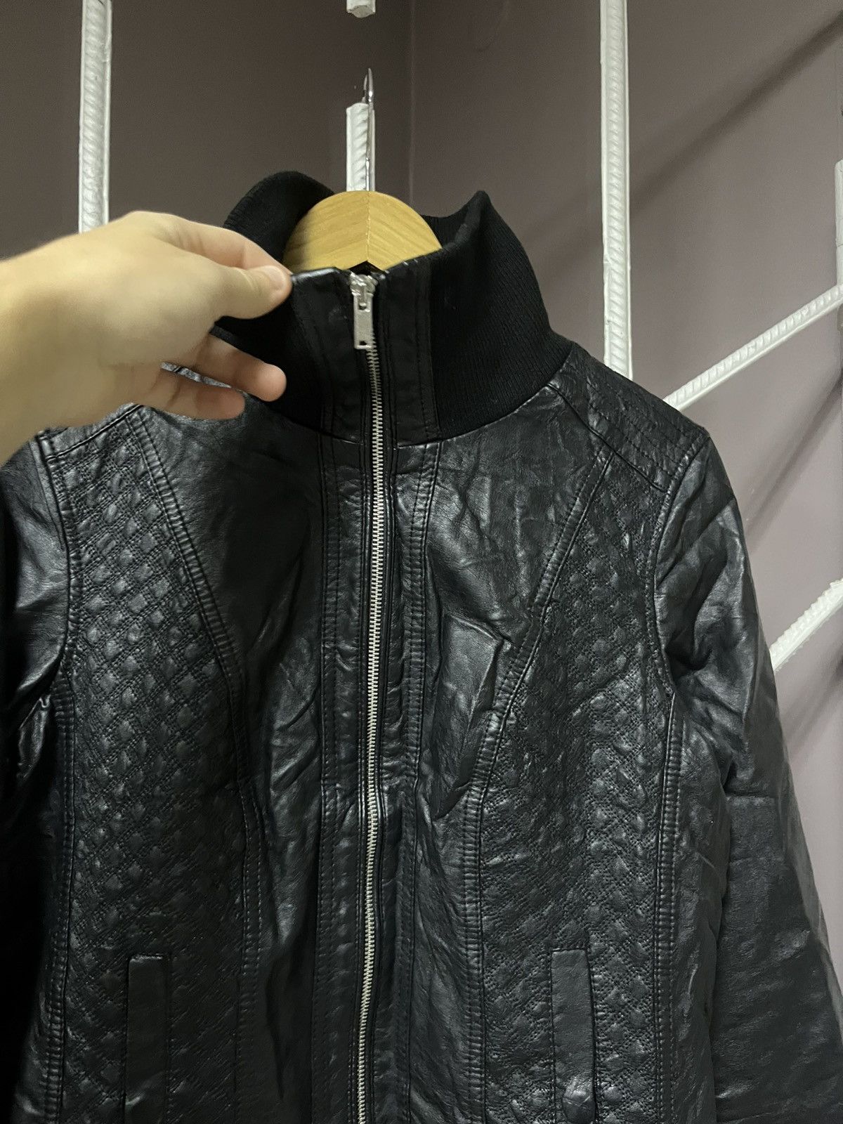 Hysteric Glamour Vintage Y2K Leather Jacket Hysteric Glamour Rick Owens Style Size M / US 6-8 / IT 42-44 - 3 Thumbnail