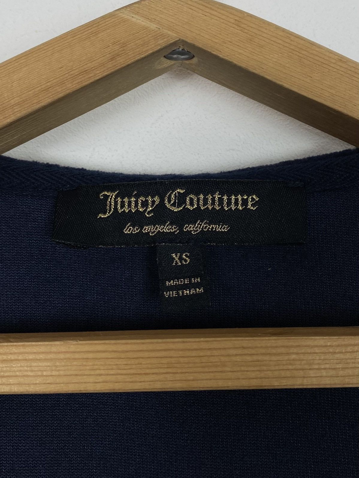 Juicy Couture Juicy Couture Velour Blue Long Sleeve Hoodie Womens Size XS Size XS / US 0-2 / IT 36-38 - 8 Thumbnail