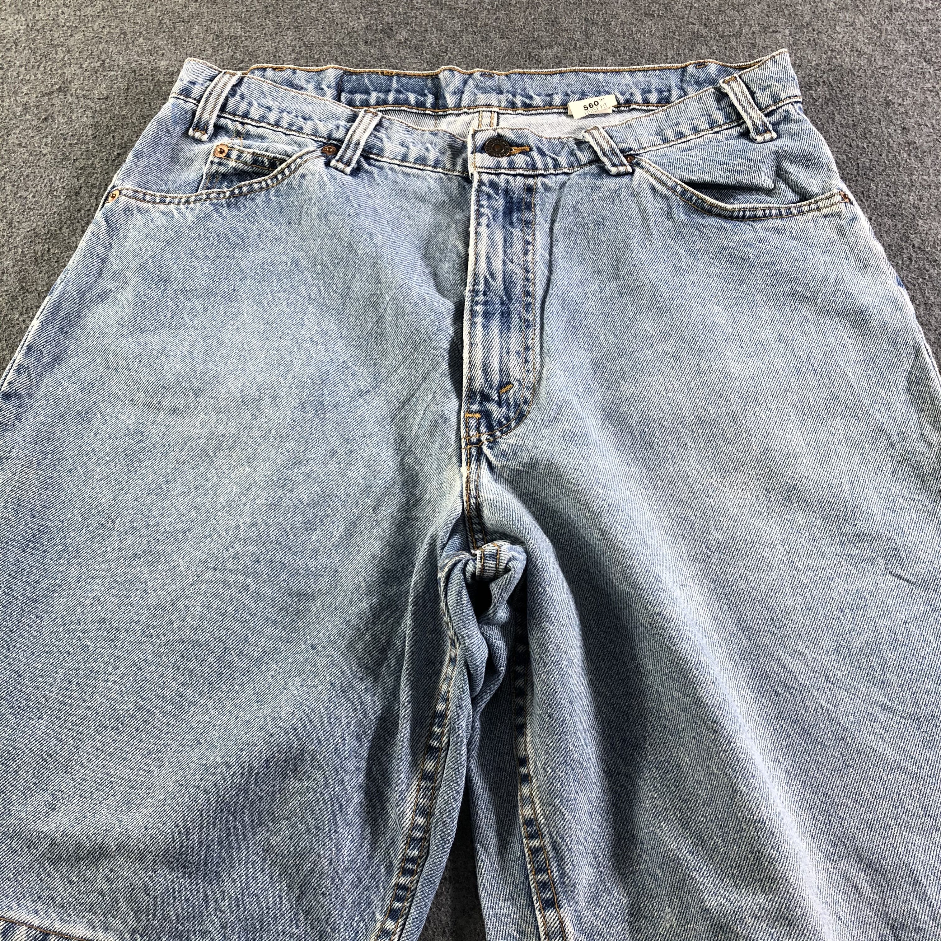 Levi's × Vintage Vintage Blue Wash Levis 560 Jeans-J4422 Size 34" / US 12 / IT 48 - 3 Thumbnail