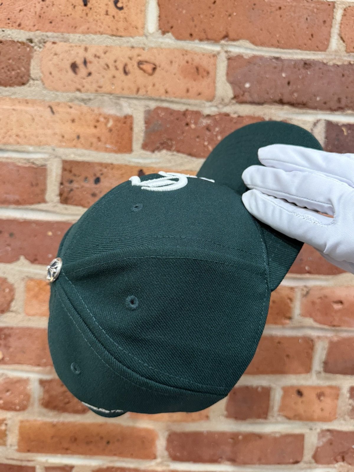 Chrome Hearts Chrome Hearts Forest Green CH Snapback Size ONE SIZE - 12 Thumbnail
