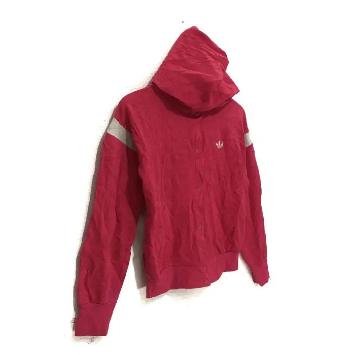 Adidas Vintage 80' ADIDAS ORIGINALS Trefoil Logo Hoodie Made In USA Size M / US 6-8 / IT 42-44 - 4 Thumbnail