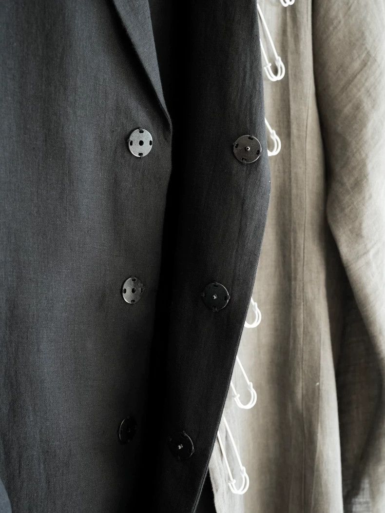 Yohji Yamamoto Yohji Yamamoto24SS Big Pin Knot Coat 2503-Nextarrow Size US M / EU 48-50 / 2 - 8 Thumbnail
