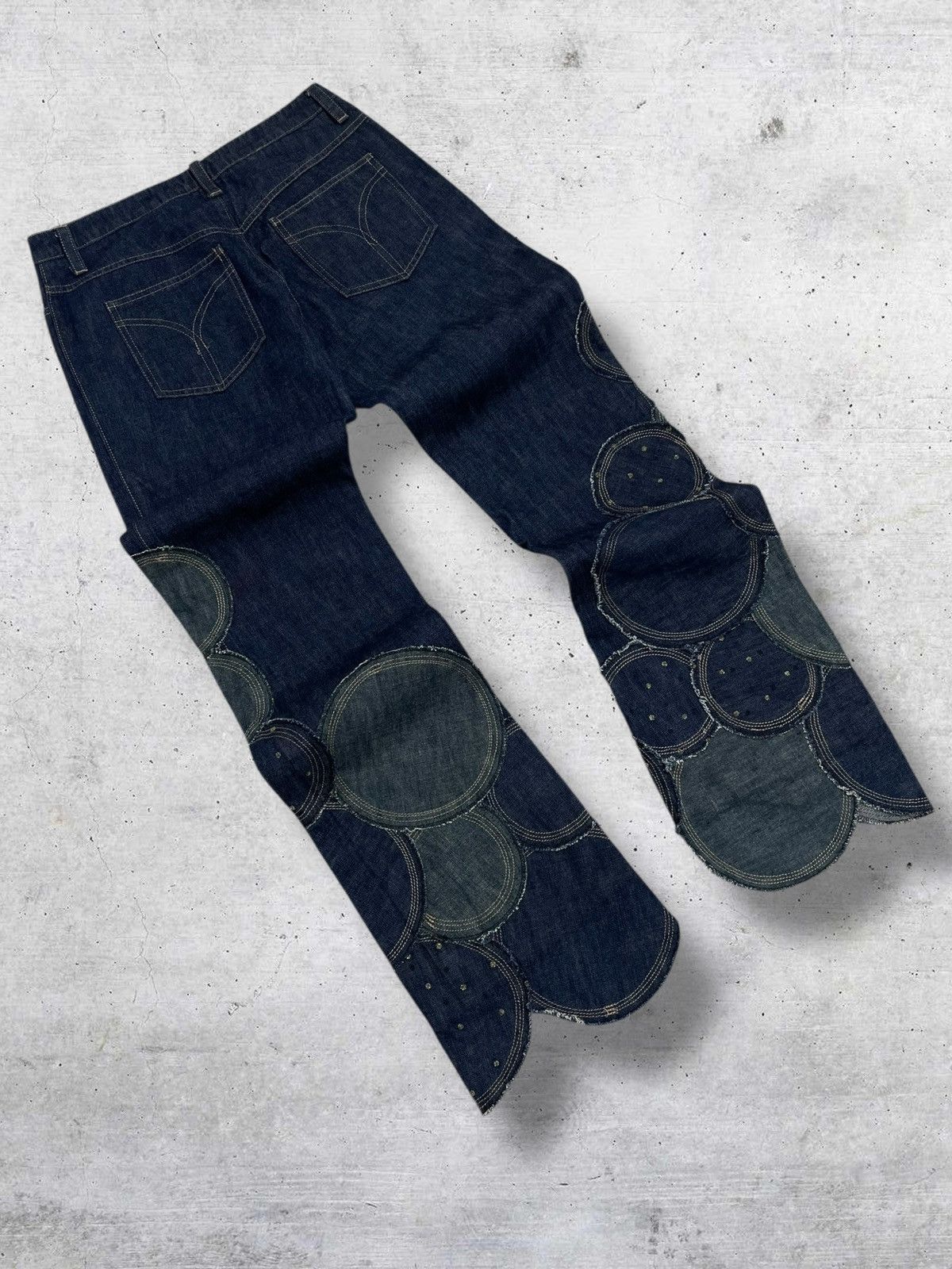 Tornado Mart VINTAGE GARDE COLLECTIVE OG JAPAN DESIGNER AVANTGARDE DENIM Size US 28 / EU 44 - 9 Thumbnail