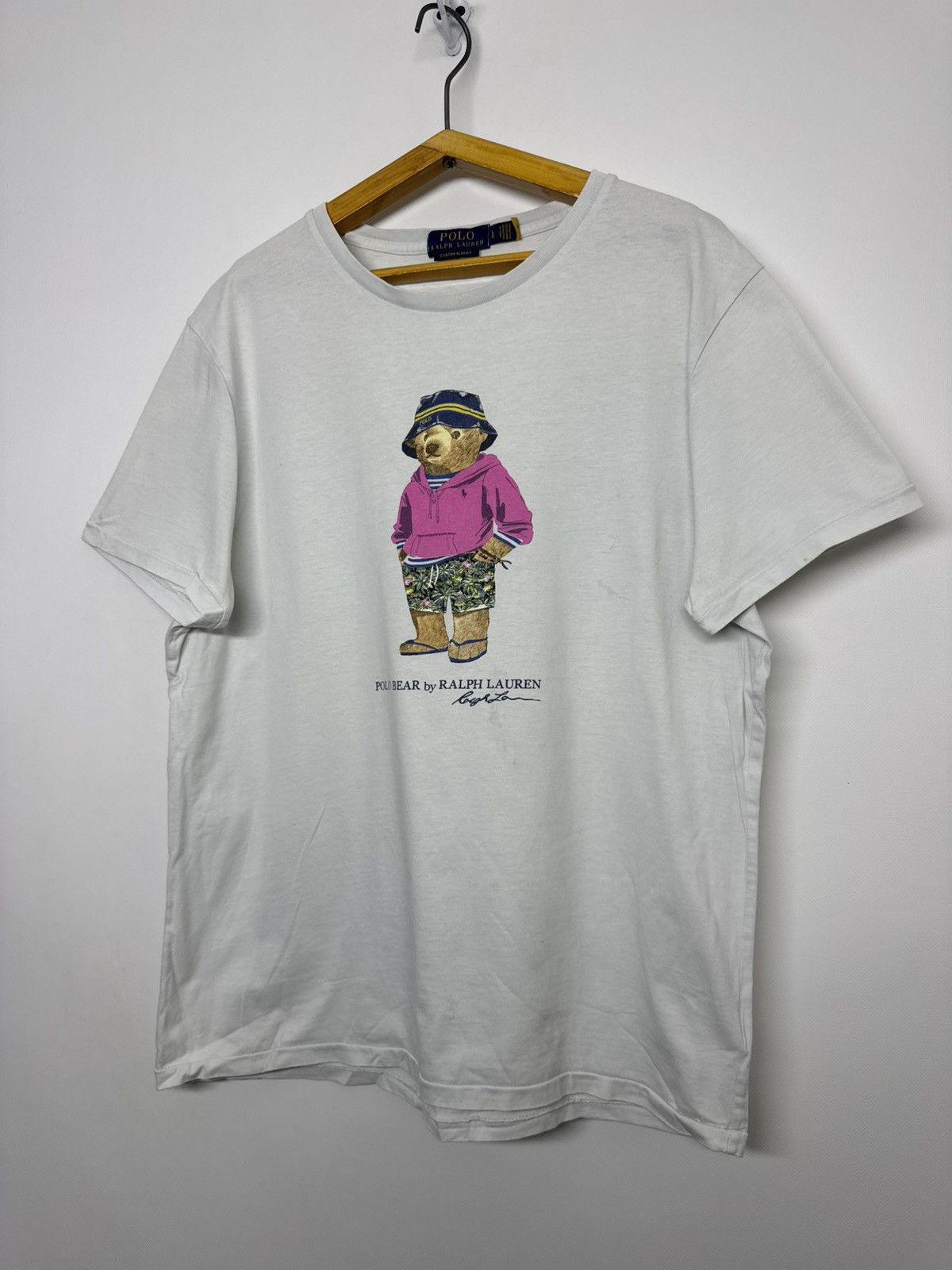 Polo Ralph Lauren Vintage Luxury Polo Ralph Lauren Bear tee Size US L / EU 52-54 / 3 - 3 Thumbnail