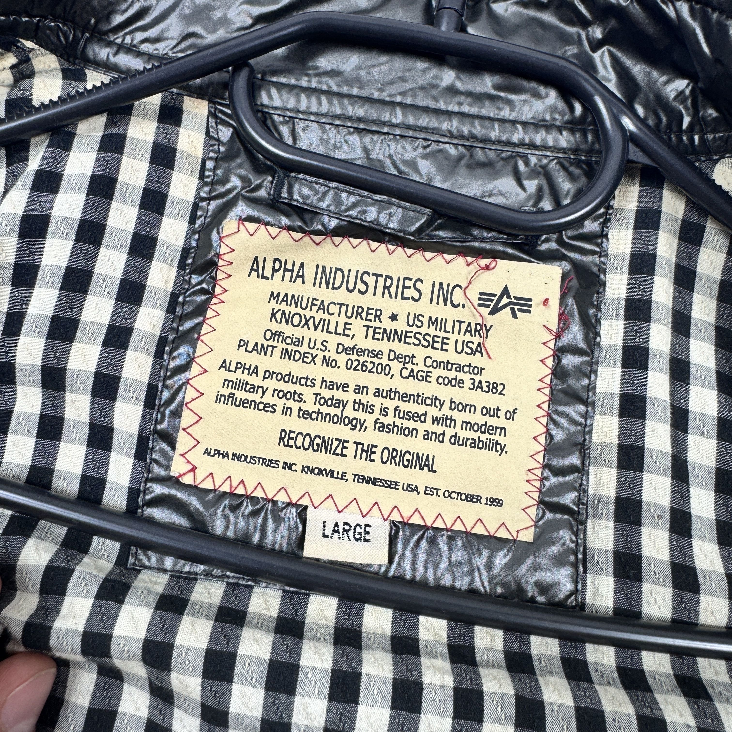 Alpha Industries Men`s Alpha Industries Riders Knoxville Nylon Jacket Size L Size US L / EU 52-54 / 3 - 17 Thumbnail