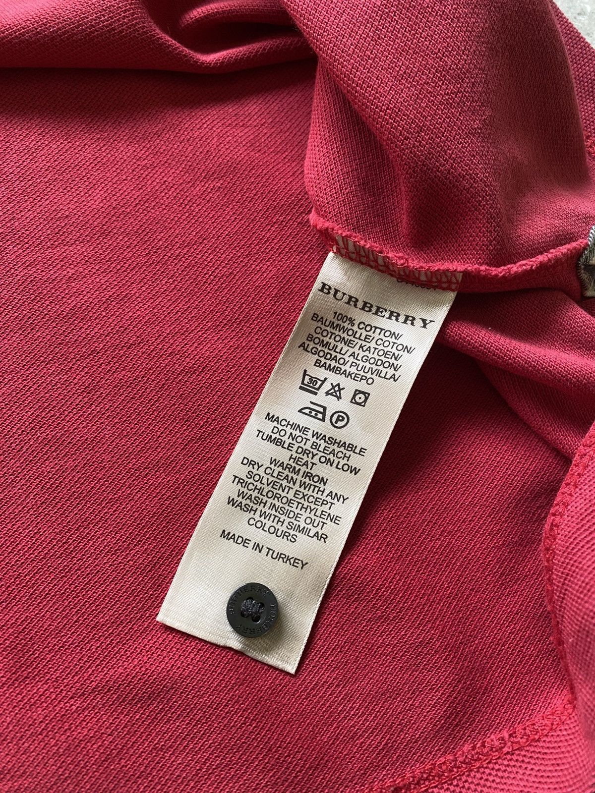 Burberry Burberry Brit Nova Check Polo Shirt Size US XL / EU 56 / 4 - 9 Thumbnail