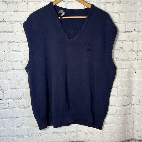 Hot Christian Dior Navy Blue V Neck Sz L