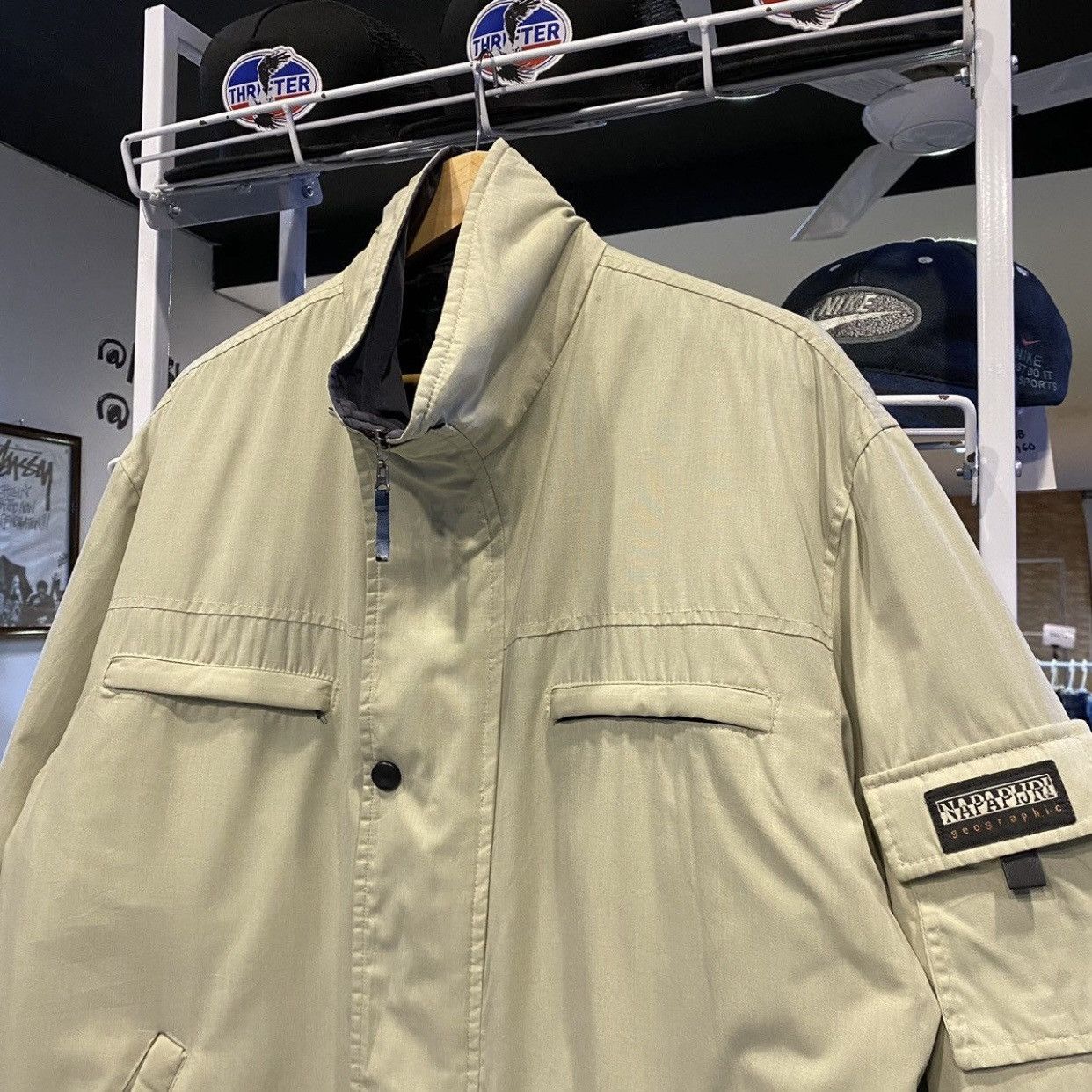 Napapijri × Vintage Vintage 2000s Napapijri Geographic Utility Field Jackets Size US XL / EU 56 / 4 - 4 Thumbnail