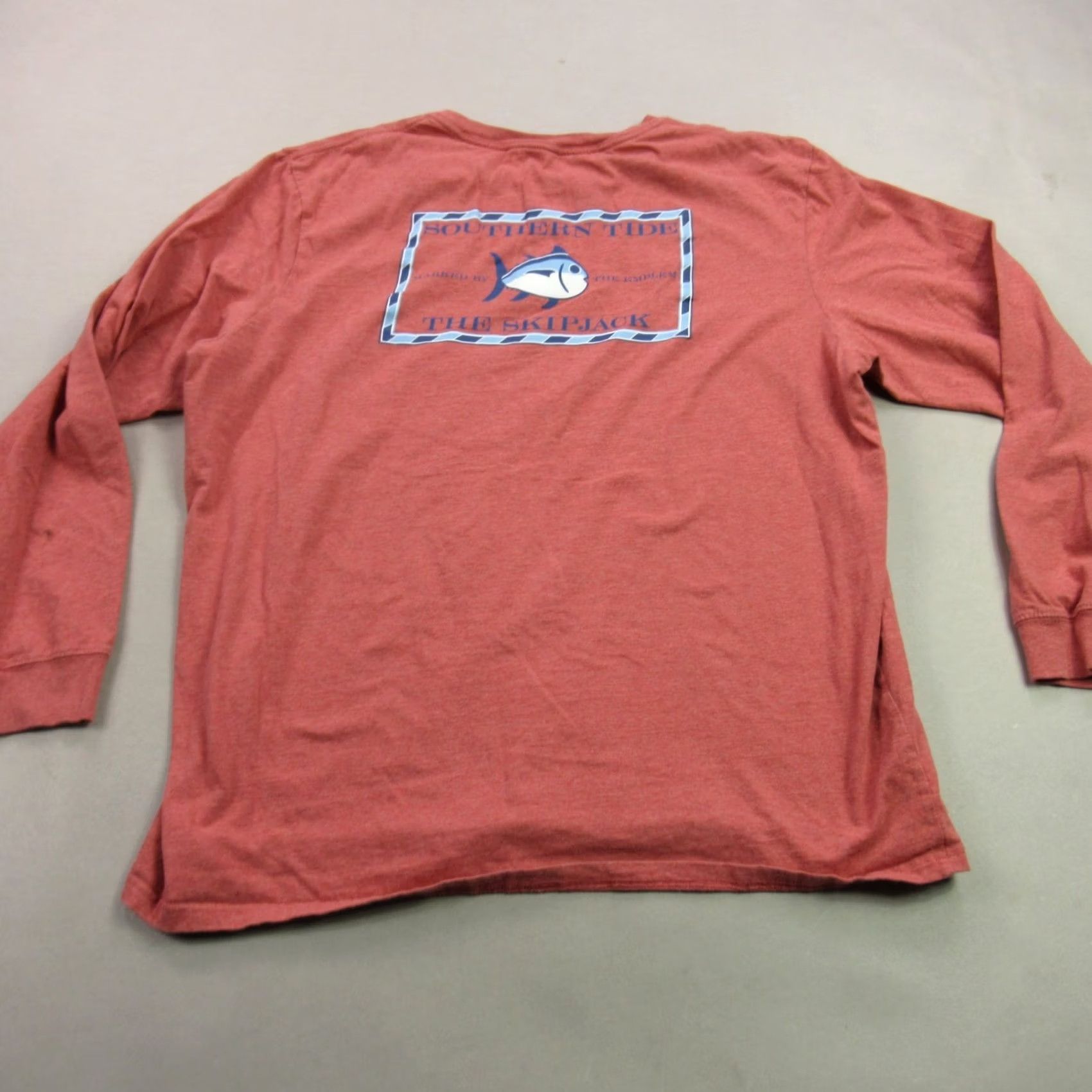 Southern Tide Southern Tide Shirt Mens XL Long Sleeve Crew Neck Casual Pink Lightweight Shirt Size US XL / EU 56 / 4 - 5 Thumbnail