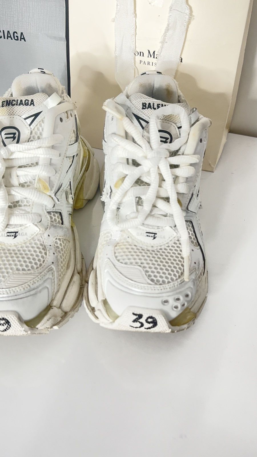 Balenciaga ✅ Balenciaga Runner 1 White 39 Low Size US 9 / IT 39 - 3 Thumbnail