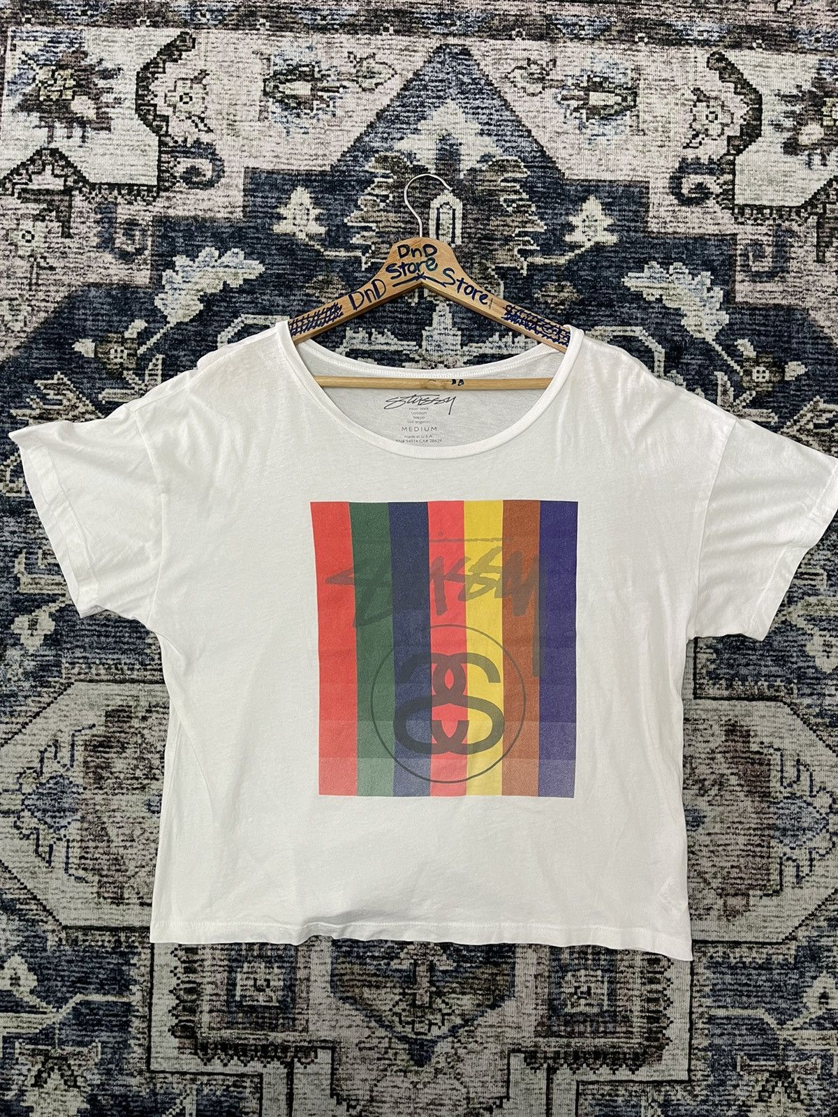 Stussy Squared T Shirt White | Grailed