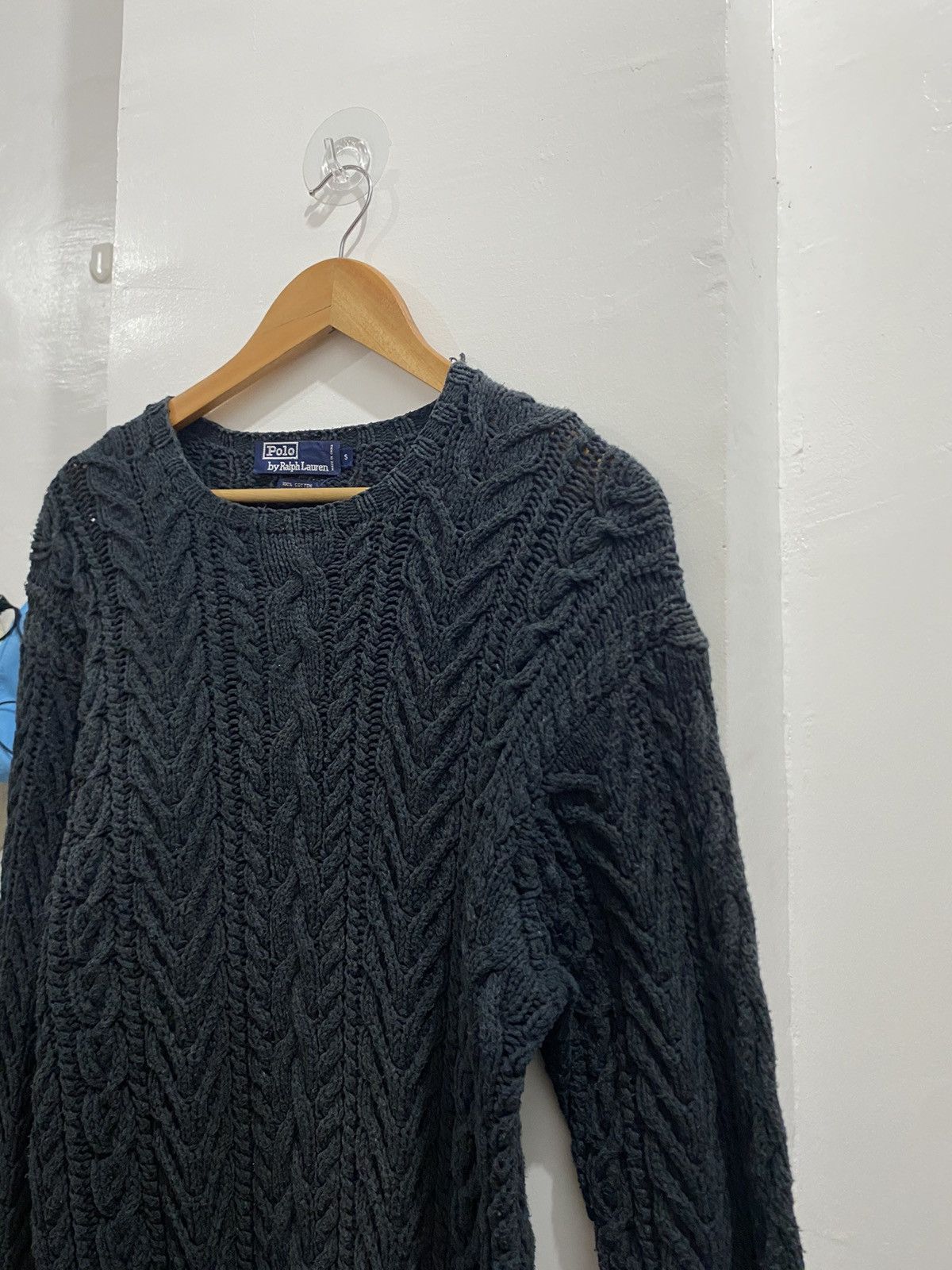 Polo Ralph Lauren VINTAGE POLO RALPH LAUREN CABLE HAND KNIT SWEATER Size US S / EU 44-46 / 1 - 2 Thumbnail