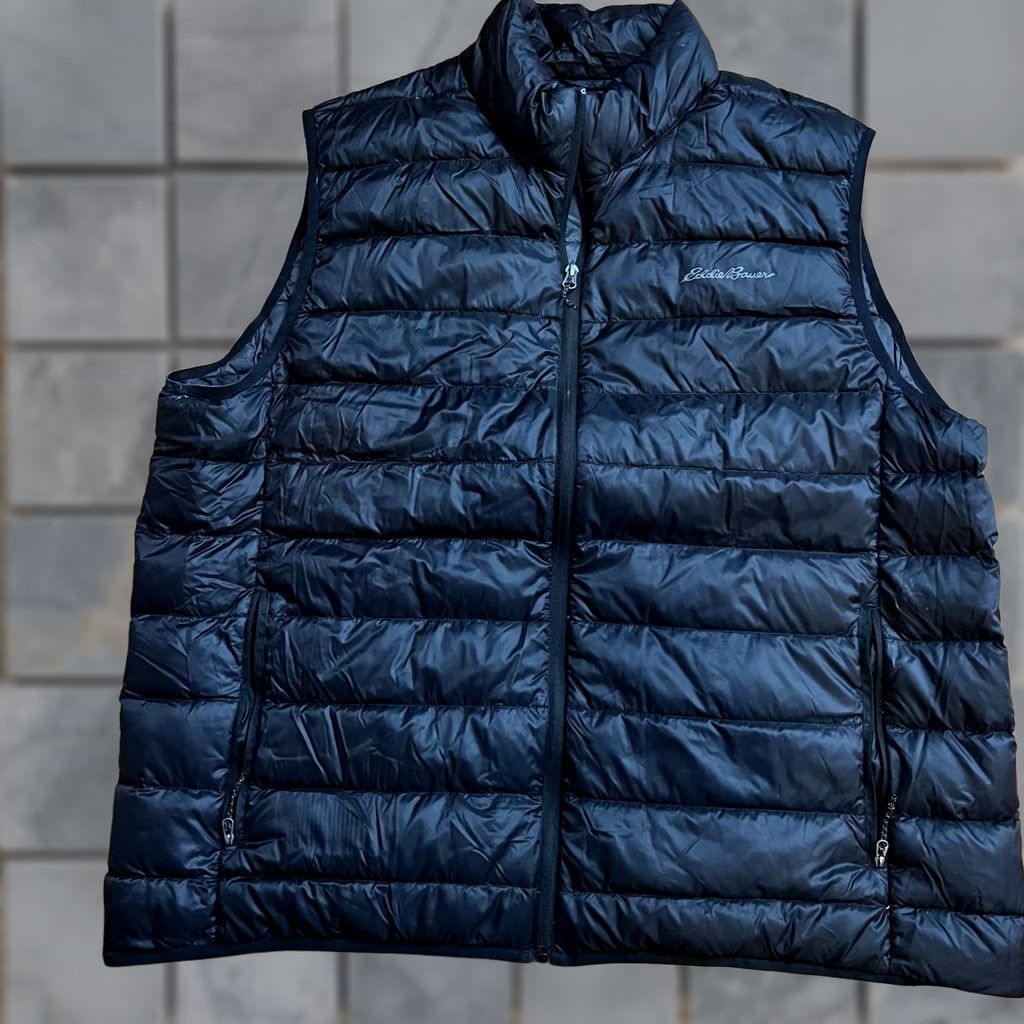 Eddie Bauer Eddie Bauer Down Puffer Vest Mens XXL Quilted Full Zip Outdoors Black Vest Size US XXL / EU 58 / 5 - 1 Thumbnail
