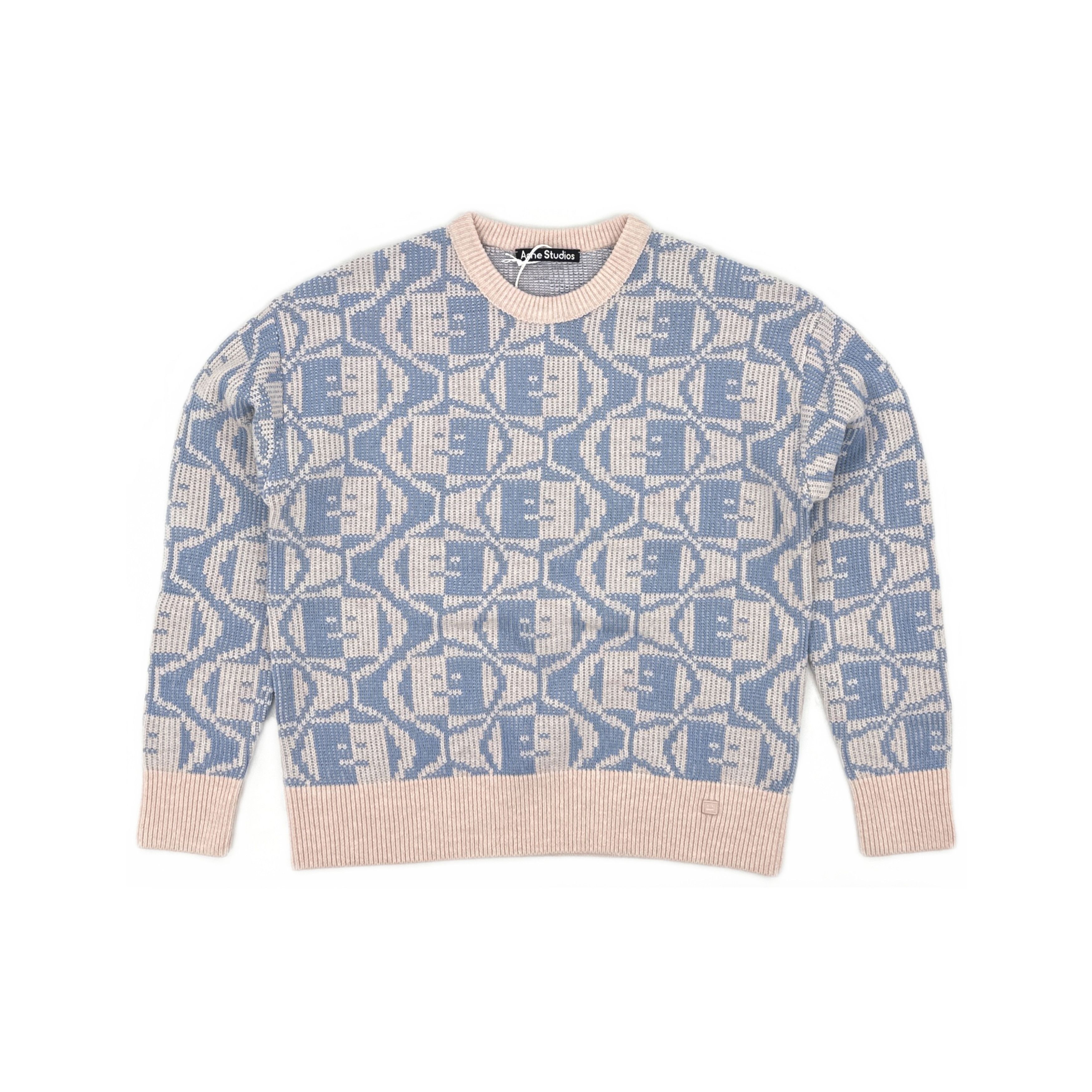 Acne Studios Acne Studios Face Logo Pattern Sweater Size XXS Size US XXS / EU 40 - 1 Thumbnail