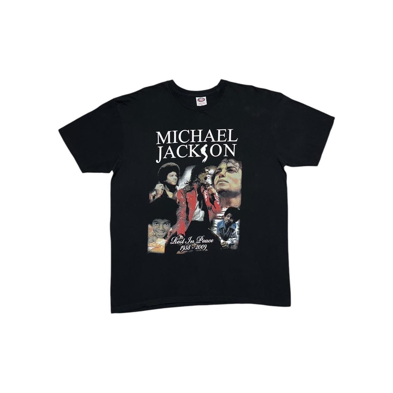 Band Tees × Michael Jackson × Vintage Michael Jackson 2009 Memorial T-Shirt Size US XL / EU 56 / 4 - 1 Thumbnail