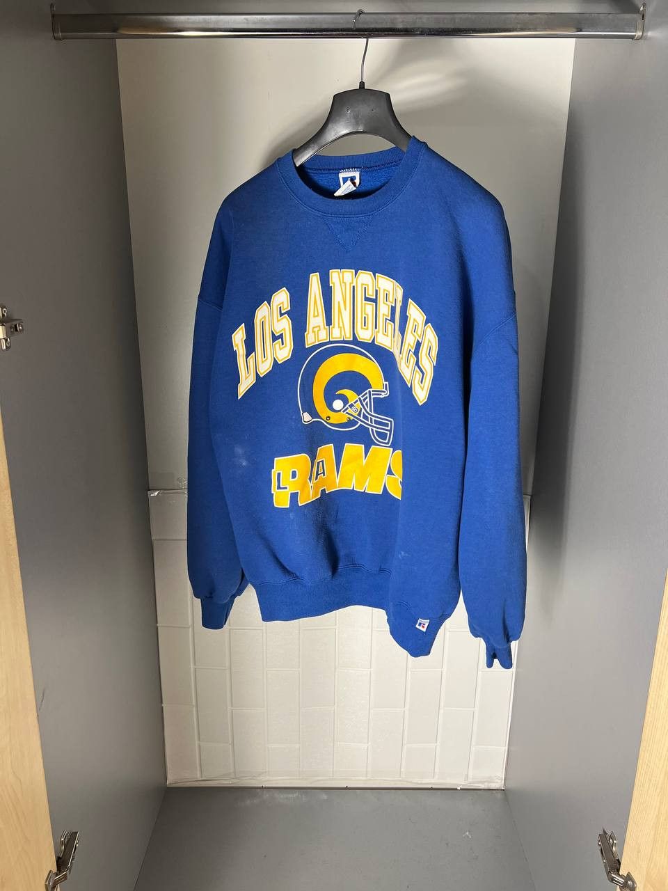 Russell Athletic VINTAGE RUSSELL ATHLETIC RAMS LOS ANGELES 1994 RETRO NFL Y2K Size US XL / EU 56 / 4 - 3 Thumbnail