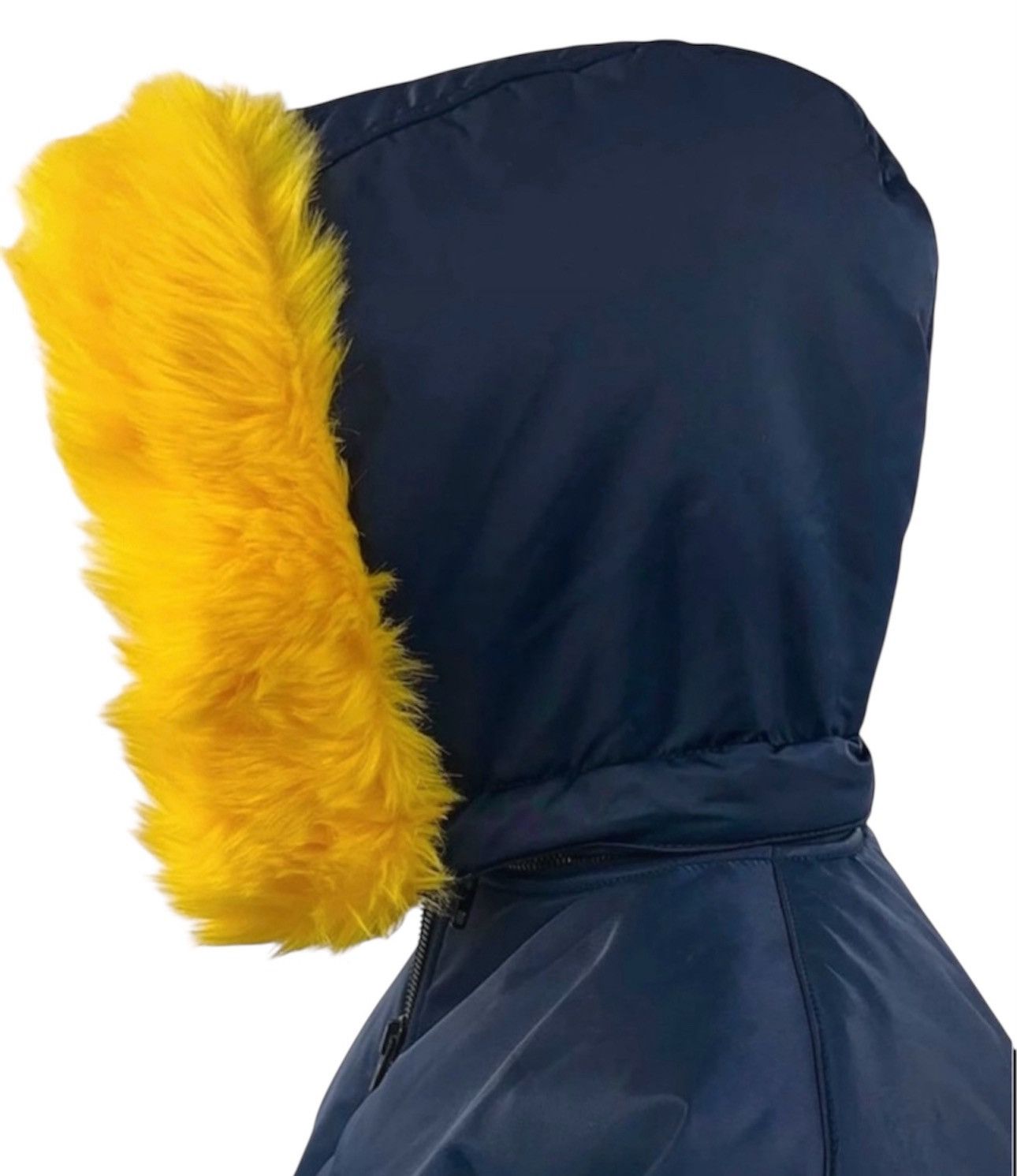 Balenciaga FW21 Yellow Fur Bomber