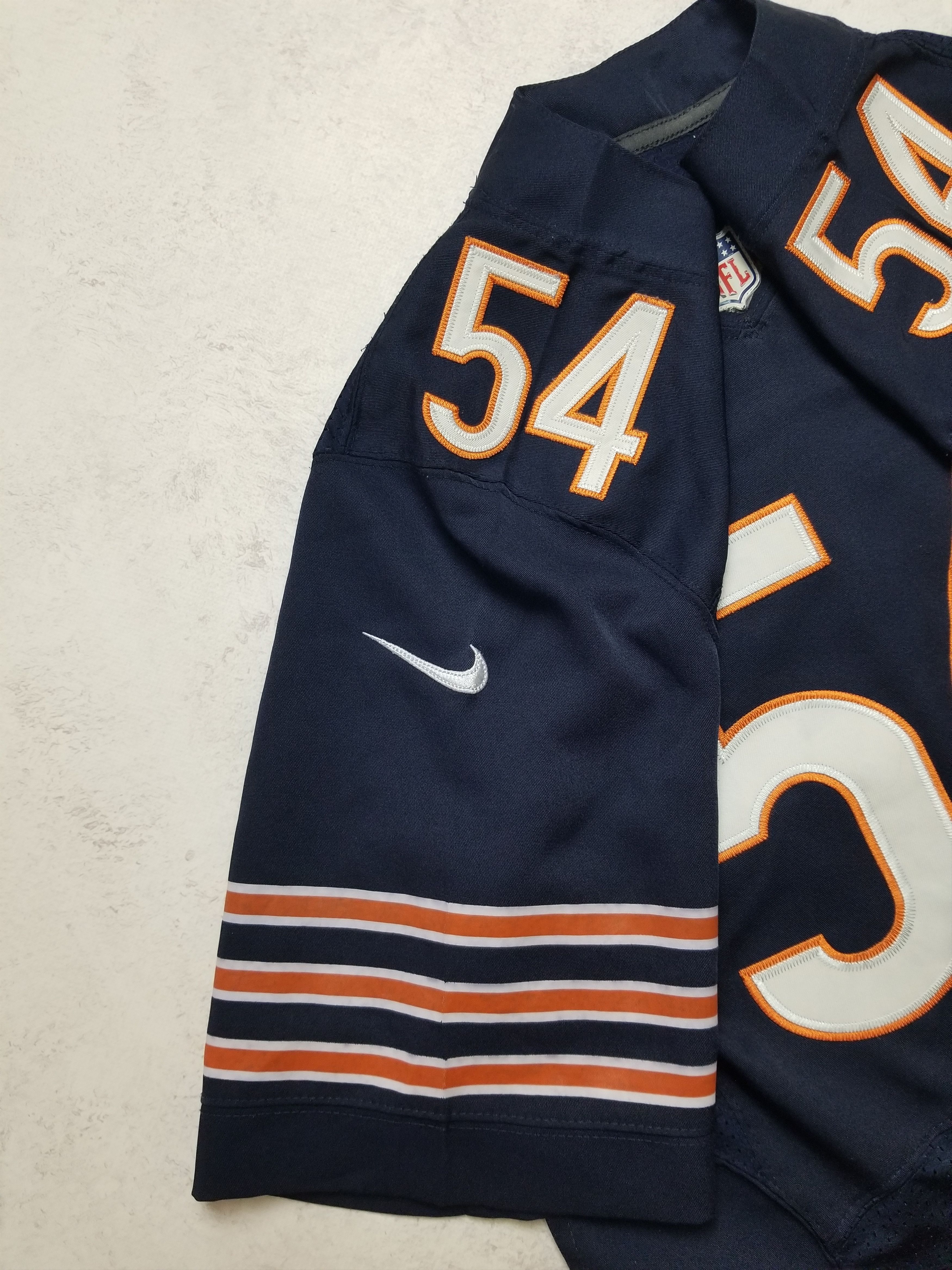 Nike On Field Elite Brian Urlacher #54 Sewn Chicago Bears Jersey Size US S / EU 44-46 / 1 - 7 Thumbnail