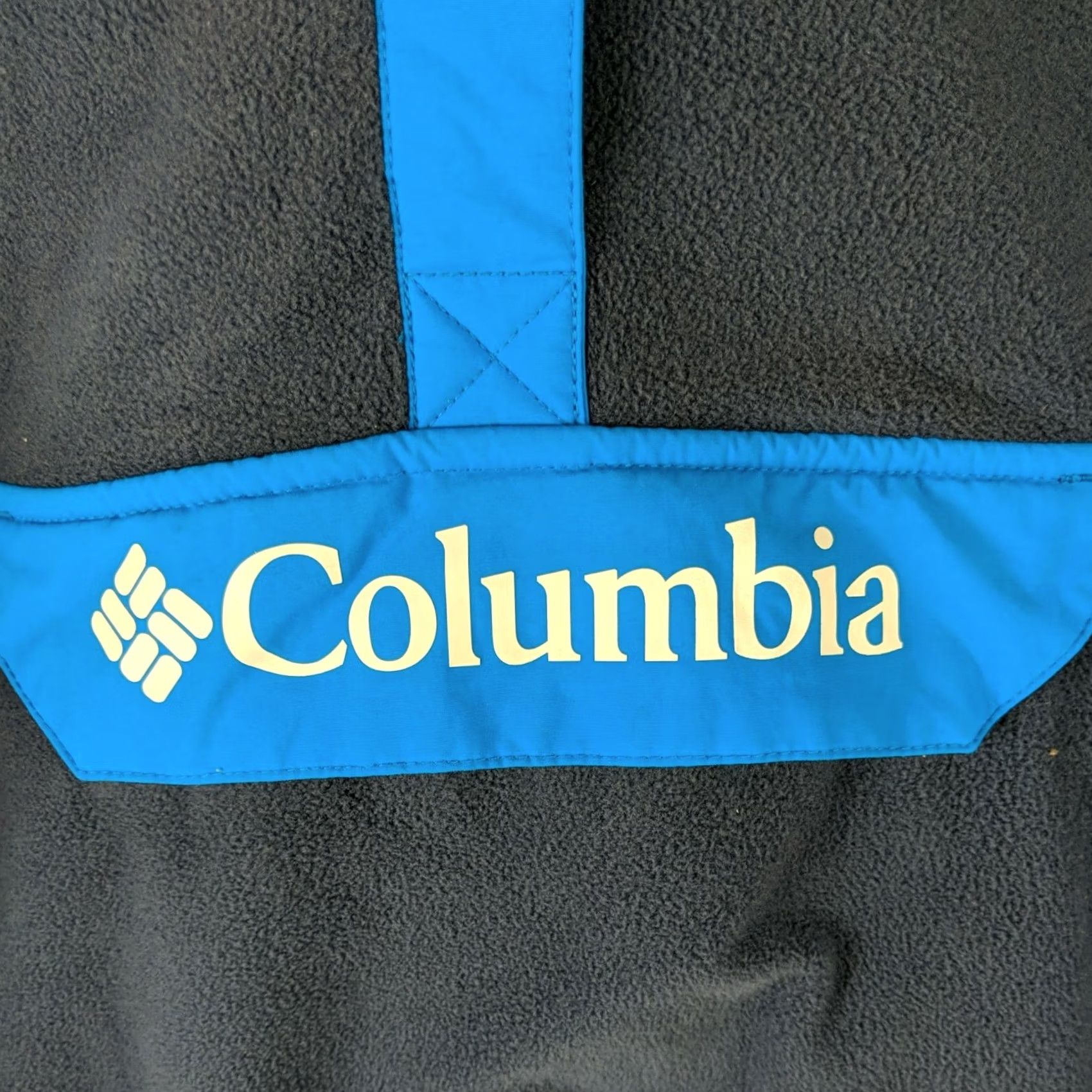 KangaROOS Columbia Hoodie Jacket Womens L Blue pullover with kangaroo pocket spellout Jacket Womens L Blue Pockets Logo Casual Outdoor Fall Winter Spring Short Size L / US 10 / IT 46 - 3 Thumbnail