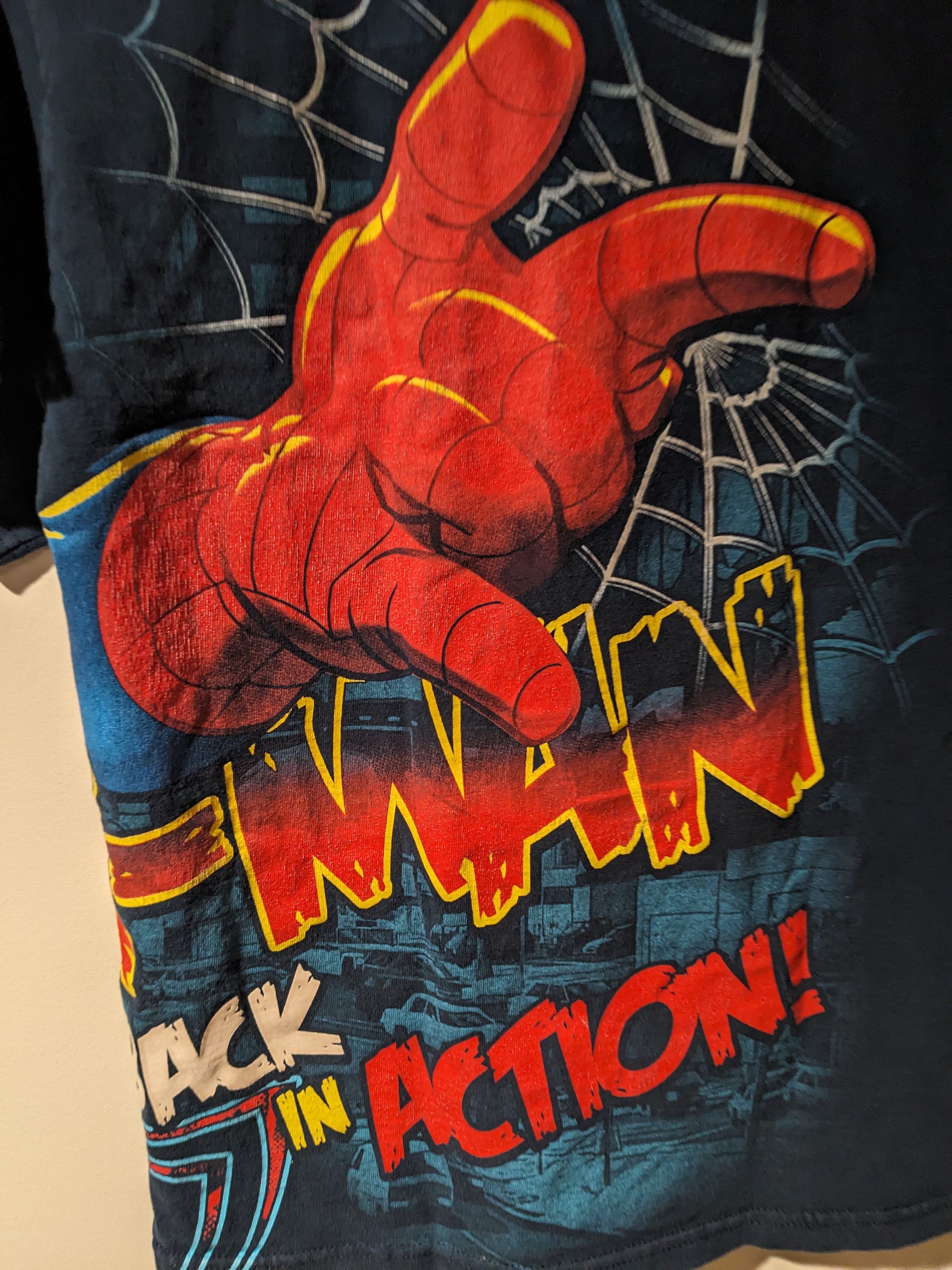 Marvel Comics × Vintage Vintage 2010's Spider-Man Marvel Comics Youth Large T-Shirt Size US L / EU 52-54 / 3 - 5 Thumbnail