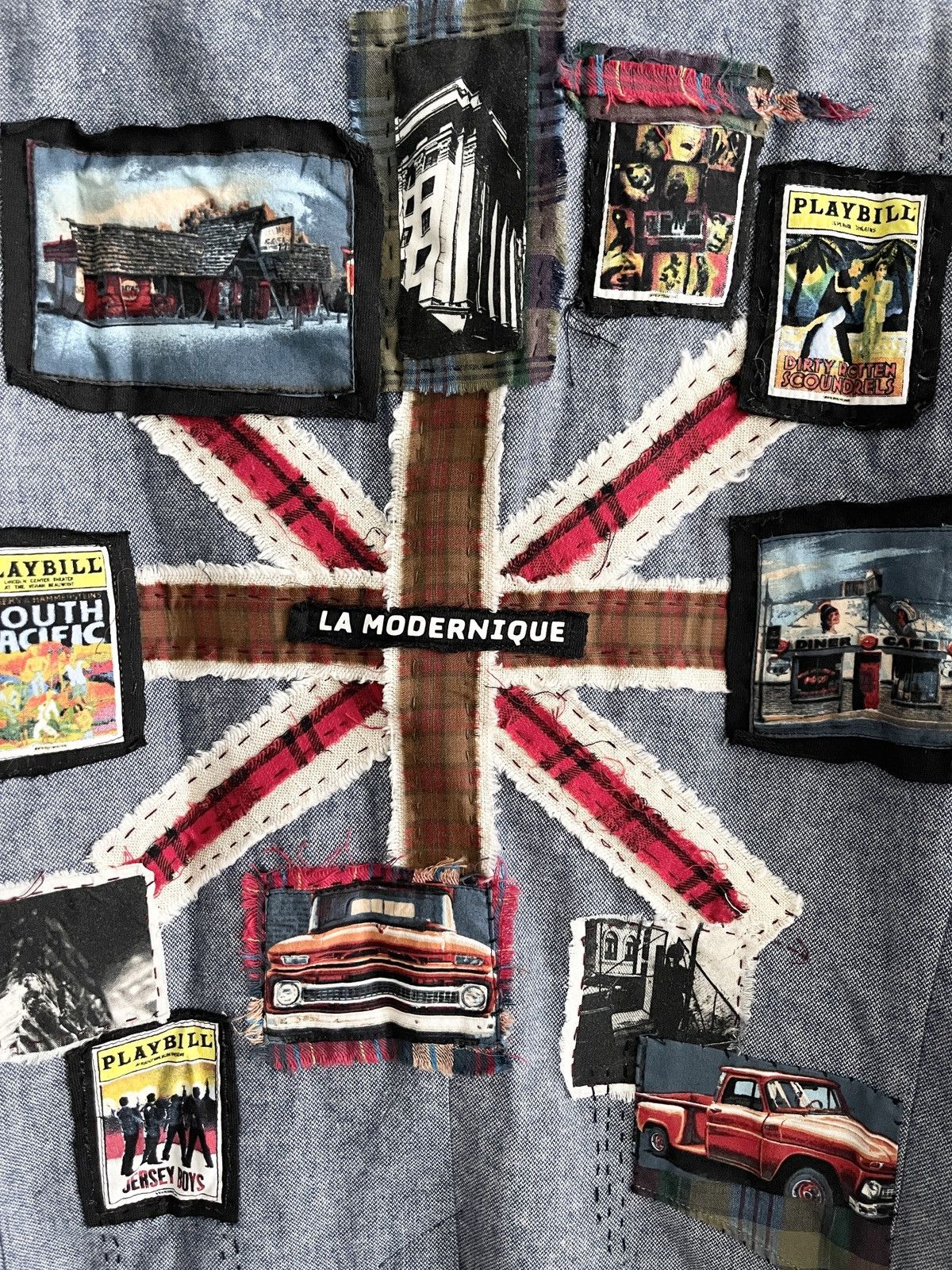 Handmade RARE! 1 of 1 “80s MEMORY” Handmade Patches Blazers Size US L / EU 52-54 / 3 - 7 Thumbnail