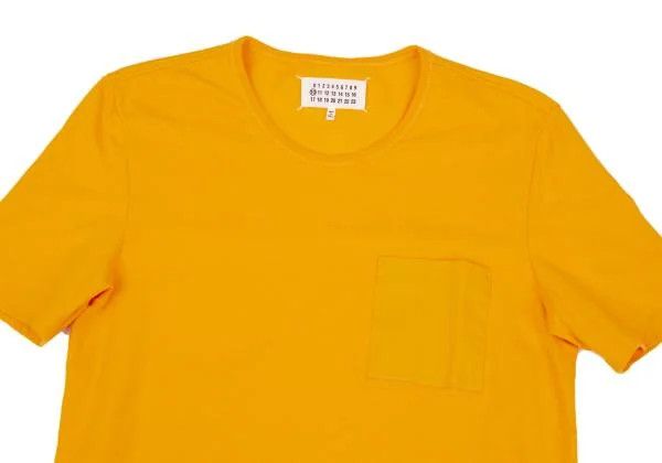 Maison Margiela Multi-Material Patch Pocket T-Shirt in Yellow Size 44 Size US S / EU 44-46 / 1 - 2 Thumbnail