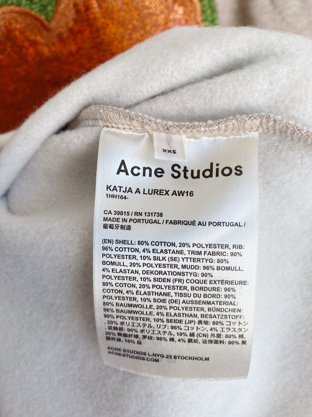 Acne Studios Acne Studios “Katja A Lurex” Appliqué Fleece Lined DressAW16 Size XXS / US 00 / IT 34 - 14 Thumbnail