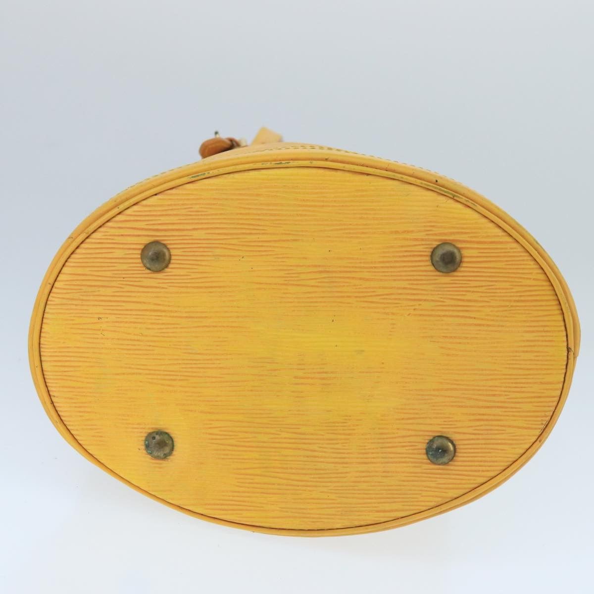 Louis Vuitton LOUIS VUITTON Epi Bucket PM Shoulder Bag Spo Yellow Size ONE SIZE - 5 Thumbnail