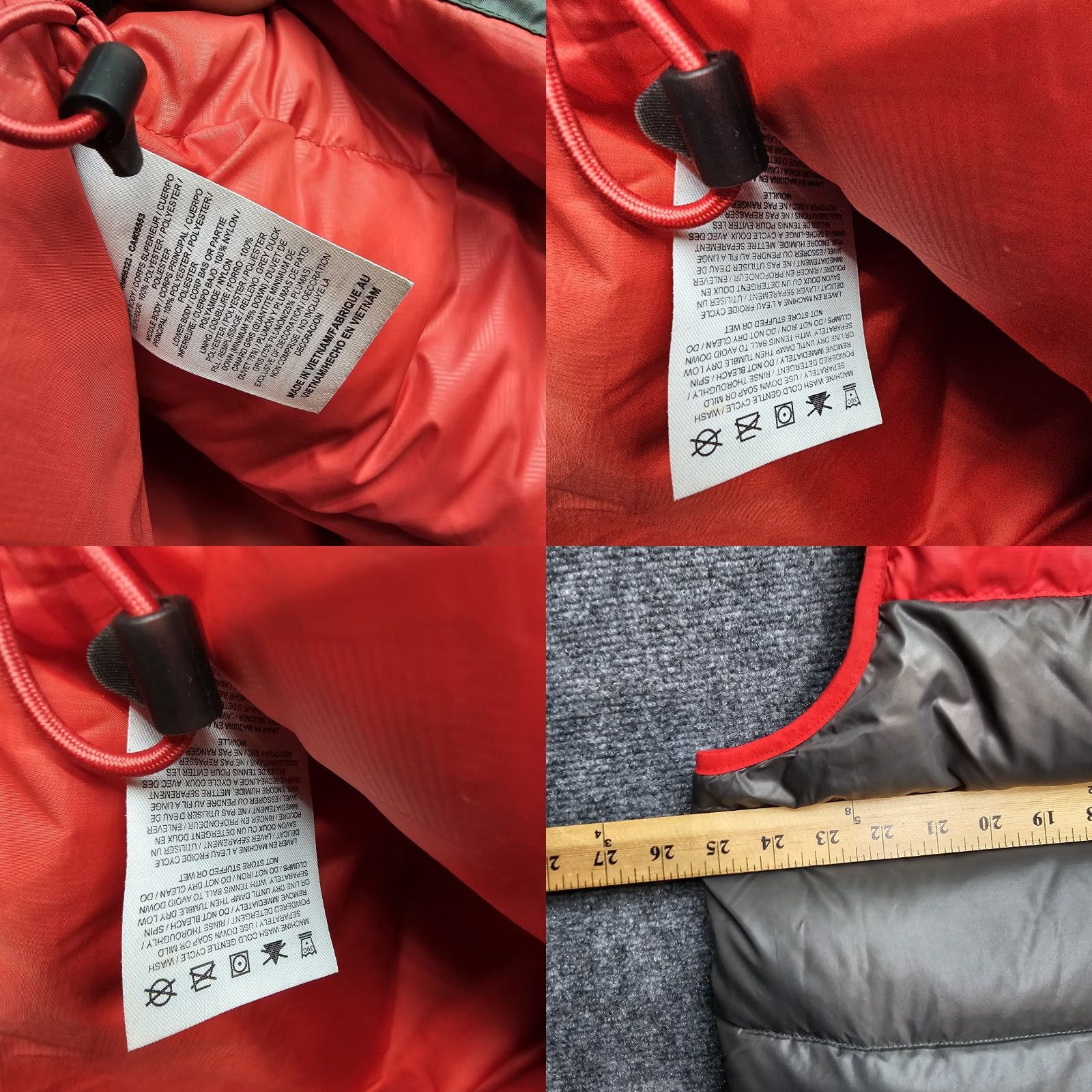Nike Nike Goose Down Puffer Vest Men 2XL Red Gray The Athletic Dept Feather 550 Gilet Size US XXL / EU 58 / 5 - 8 Thumbnail