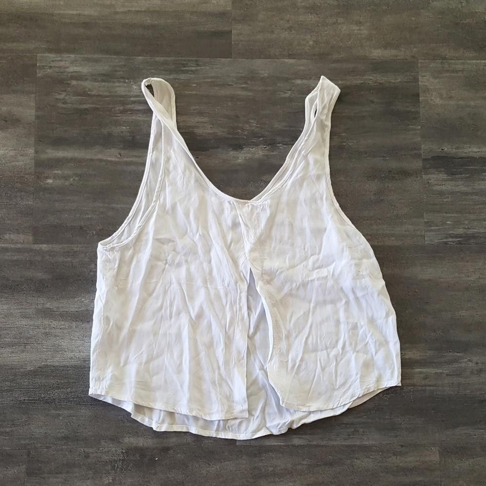 Garbage TV White Classic Garage Dressy Blouse Size S / US 4 / IT 40 - 2 Thumbnail