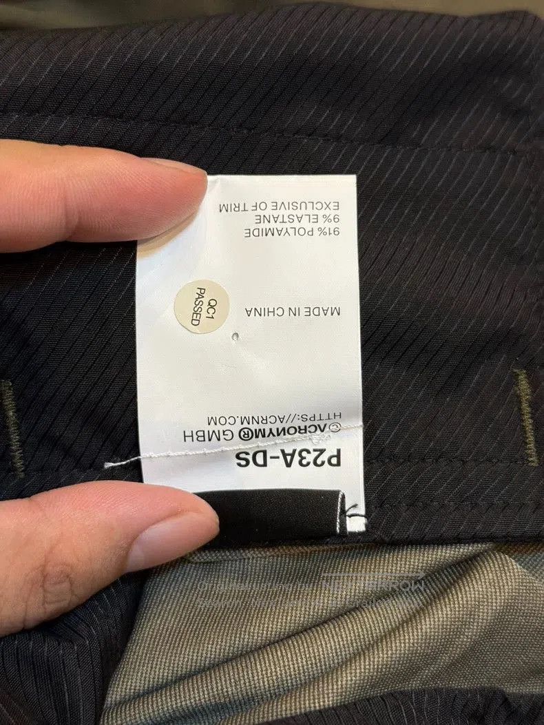 Acronym Acronym P23A-DS Raf Military Green Pants. Size US 31 - 5 Thumbnail