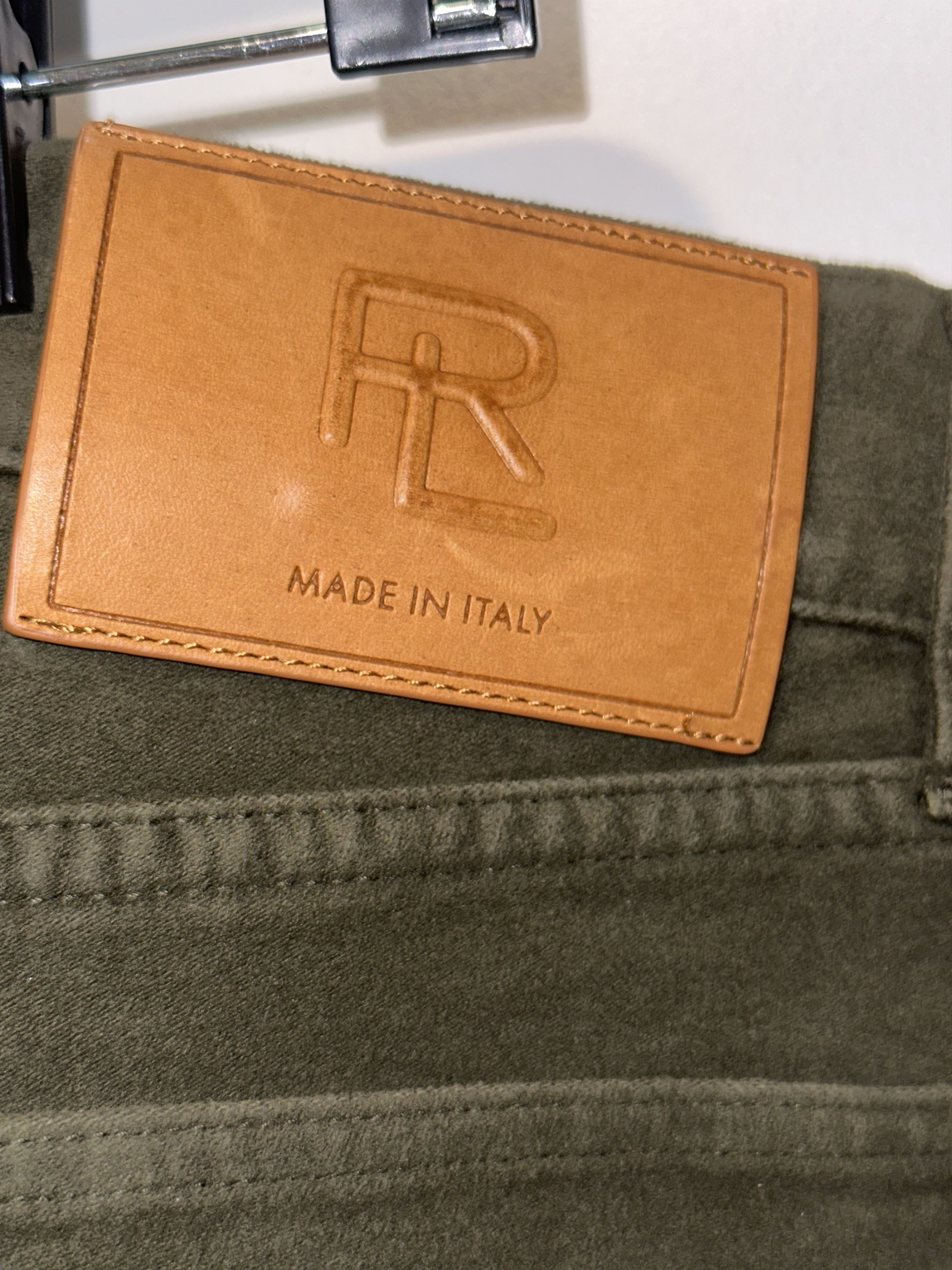 Ralph Lauren Purple Label Moleskin 5 Pocket Slim Pant $895 size 36X34(52) $445.00 Size US 36 / EU 52 - 6 Thumbnail
