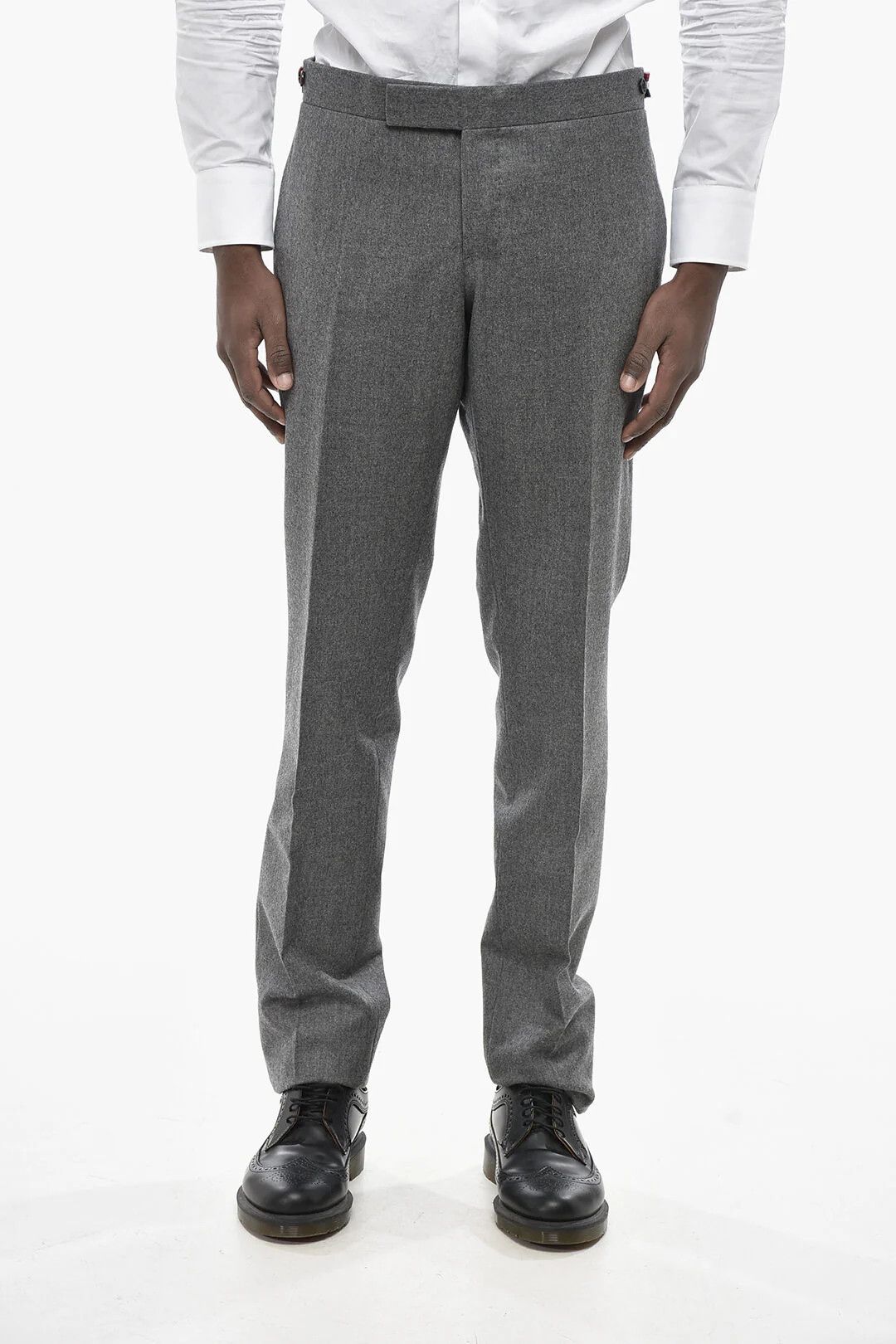 Thom Browne og1mm0426 3-Button Wool Suit in Grey Size US XL / EU 56 / 4 - 7 Thumbnail