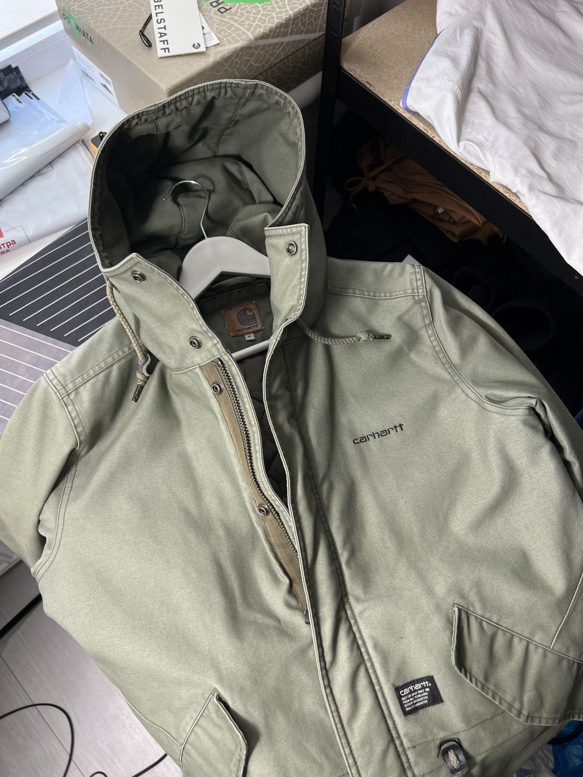 Carhartt Carhartt Parka Hooded Jacket Retro Utility Workwear Coat M Size US M / EU 48-50 / 2 - 10 Thumbnail