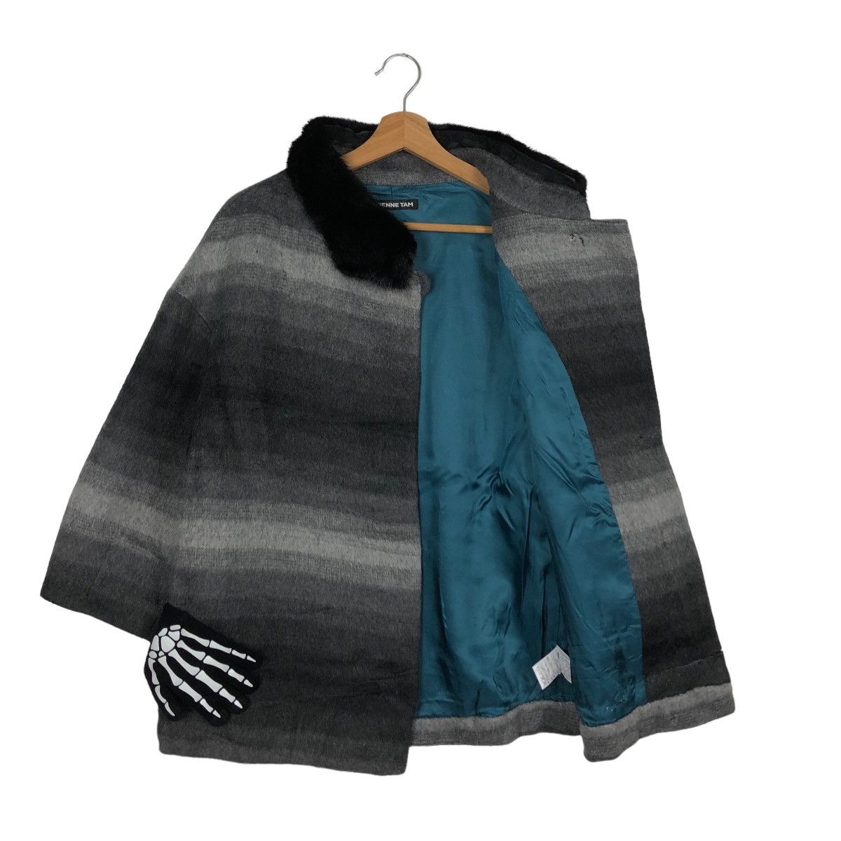 Vintage MOHAIR JACKET STRIPED DESIGN VIVIENNE TAM Size US M / EU 48-50 / 2 - 8 Thumbnail