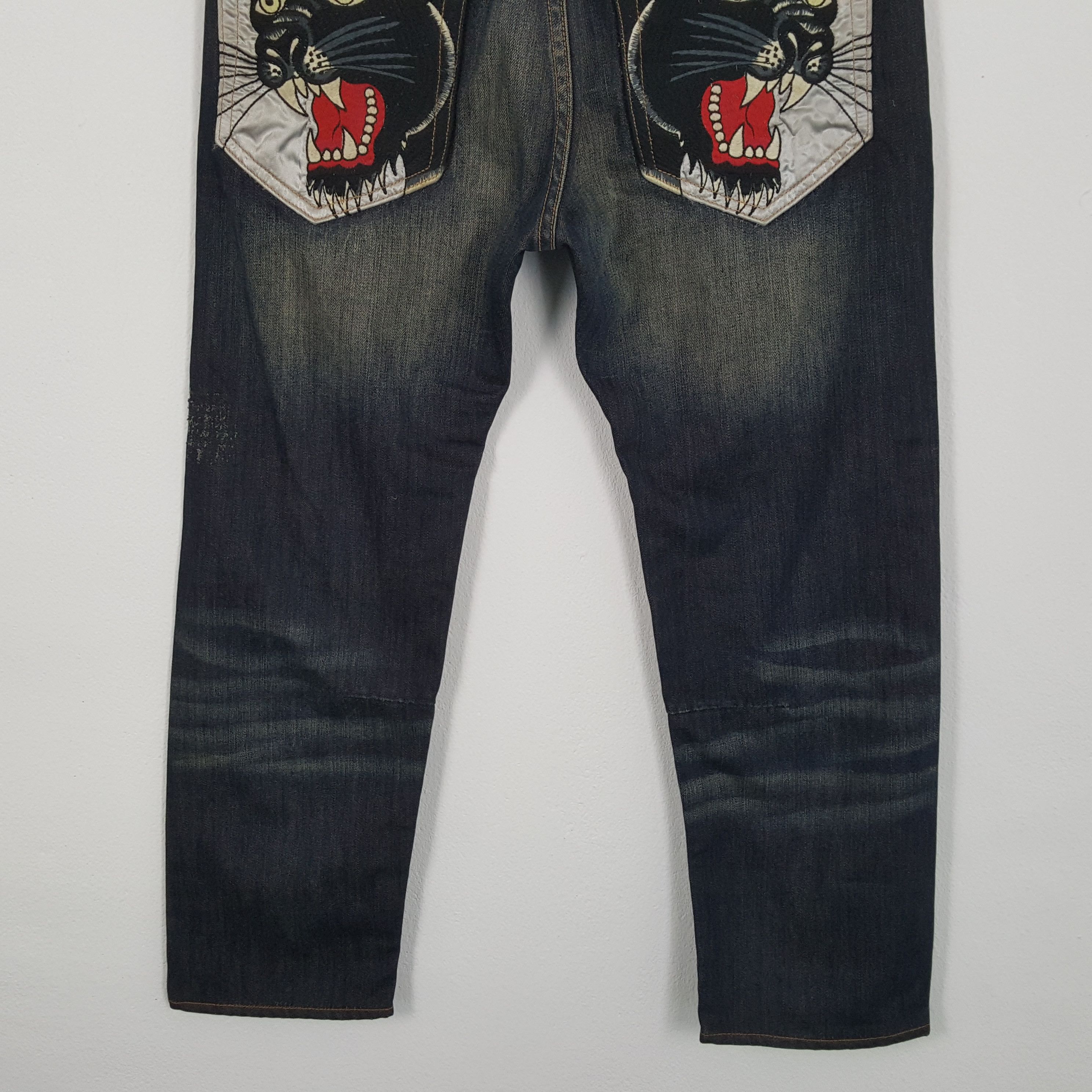 Christian Audigier × Ed Hardy × Vintage Vintage ED-HARDY by Christian Audigier American Style Jeans Size US 32 / EU 48 - 3 Thumbnail