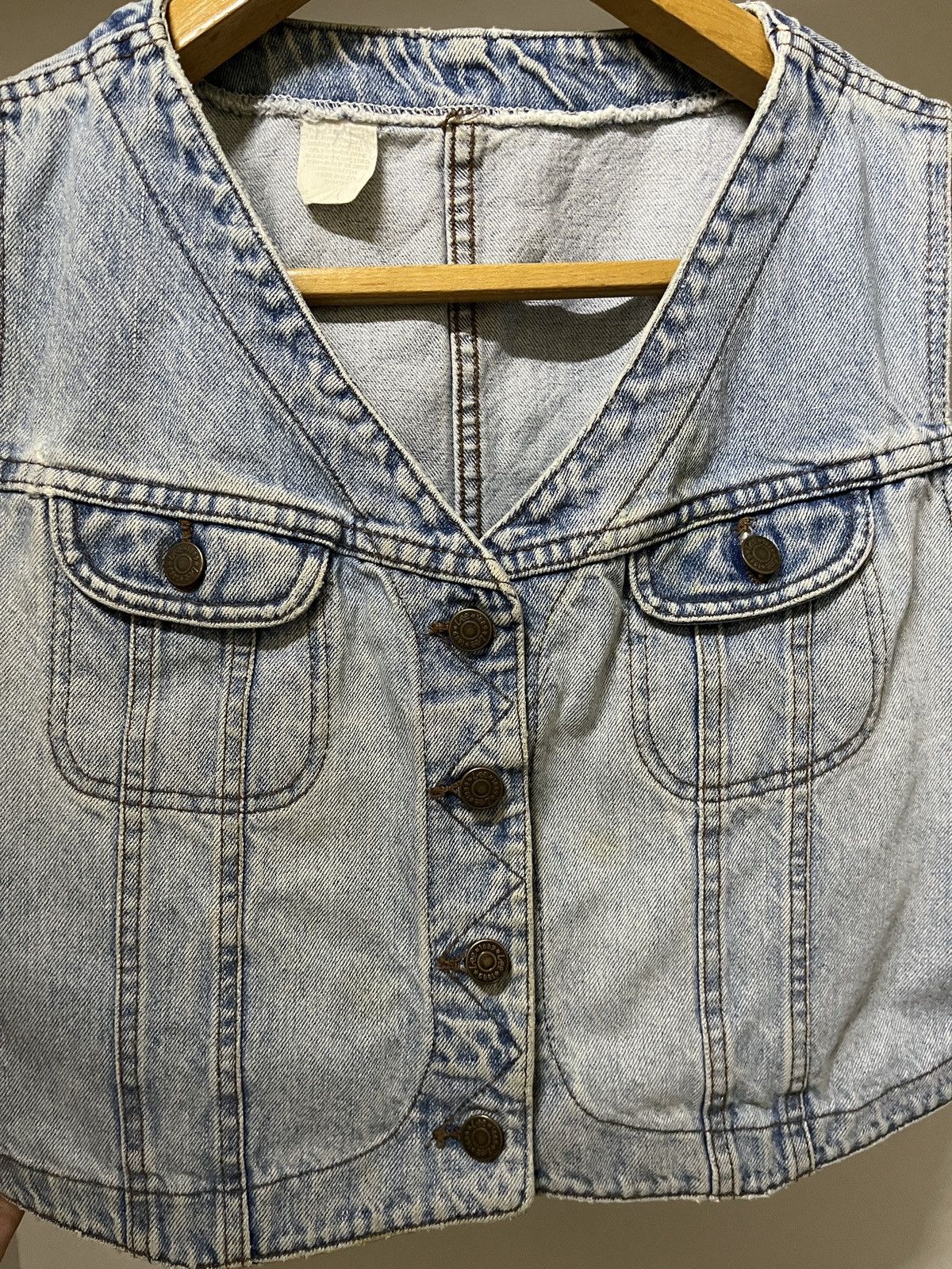 Lee 80s Lee Denim Vest 🇺🇸 Size S / US 4 / IT 40 - 3 Thumbnail