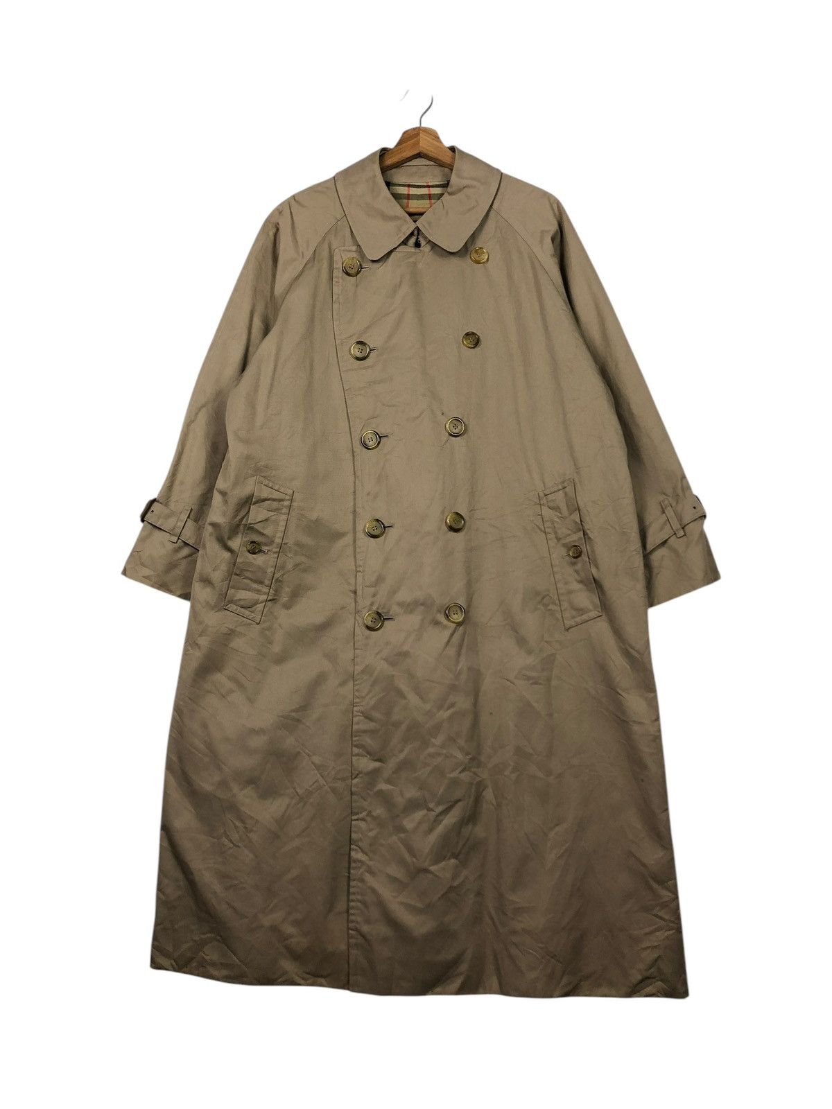 Burberry 🔥VINTAGE LONG JACKET TRENCH COAT BURBERRYS NOVA CHECK Size US M / EU 48-50 / 2 - 2 Thumbnail