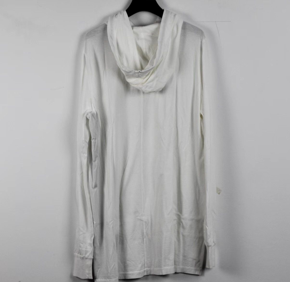 Rick Owens Rick Owens DRKSHDW White Drawstring Printed Hoodie Size US L / EU 52-54 / 3 - 2 Thumbnail