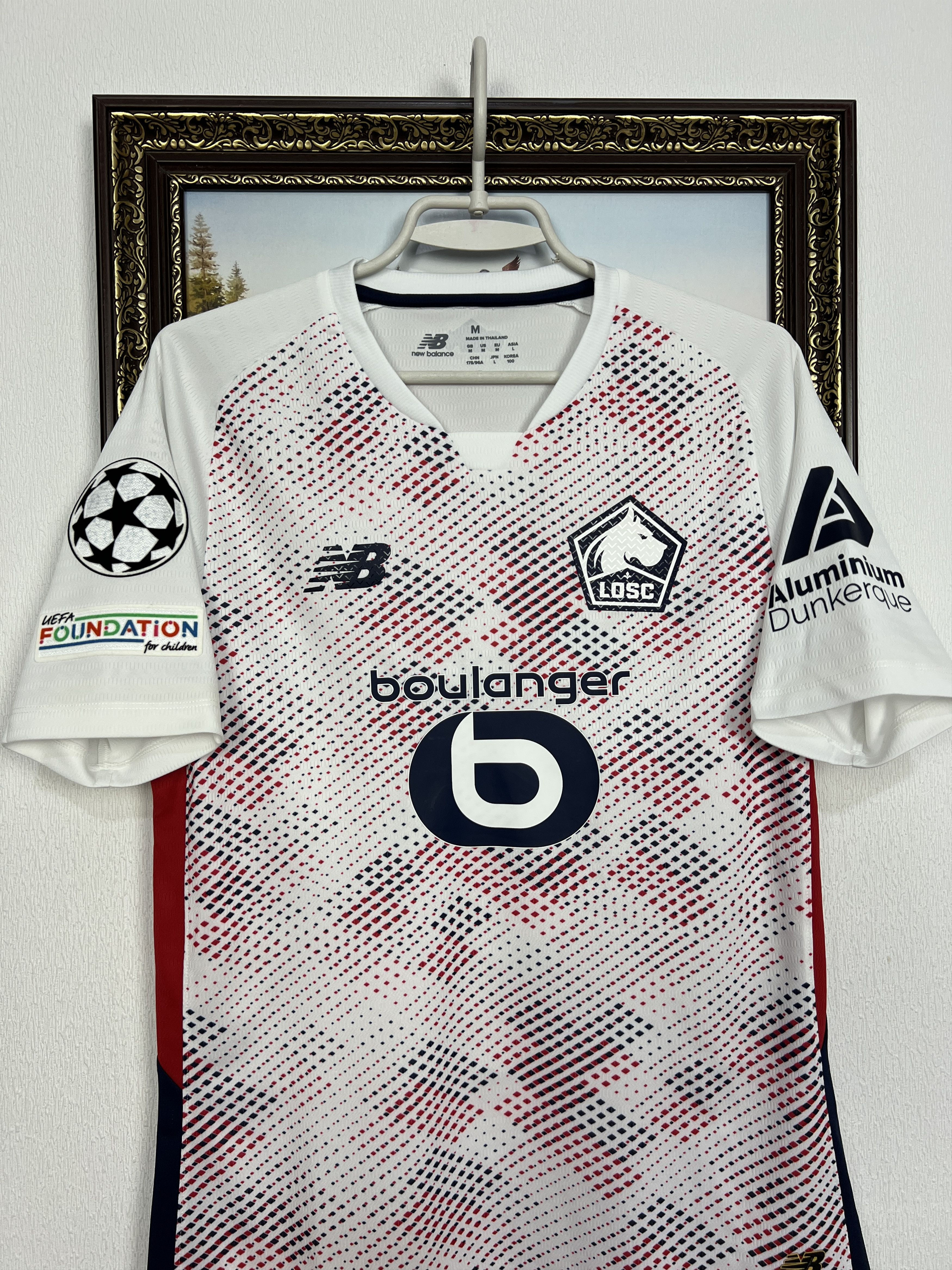 Nike Lille football shirt Soccer Nike White Jersey Mens Trikot Size US L / EU 52-54 / 3 - 2 Thumbnail