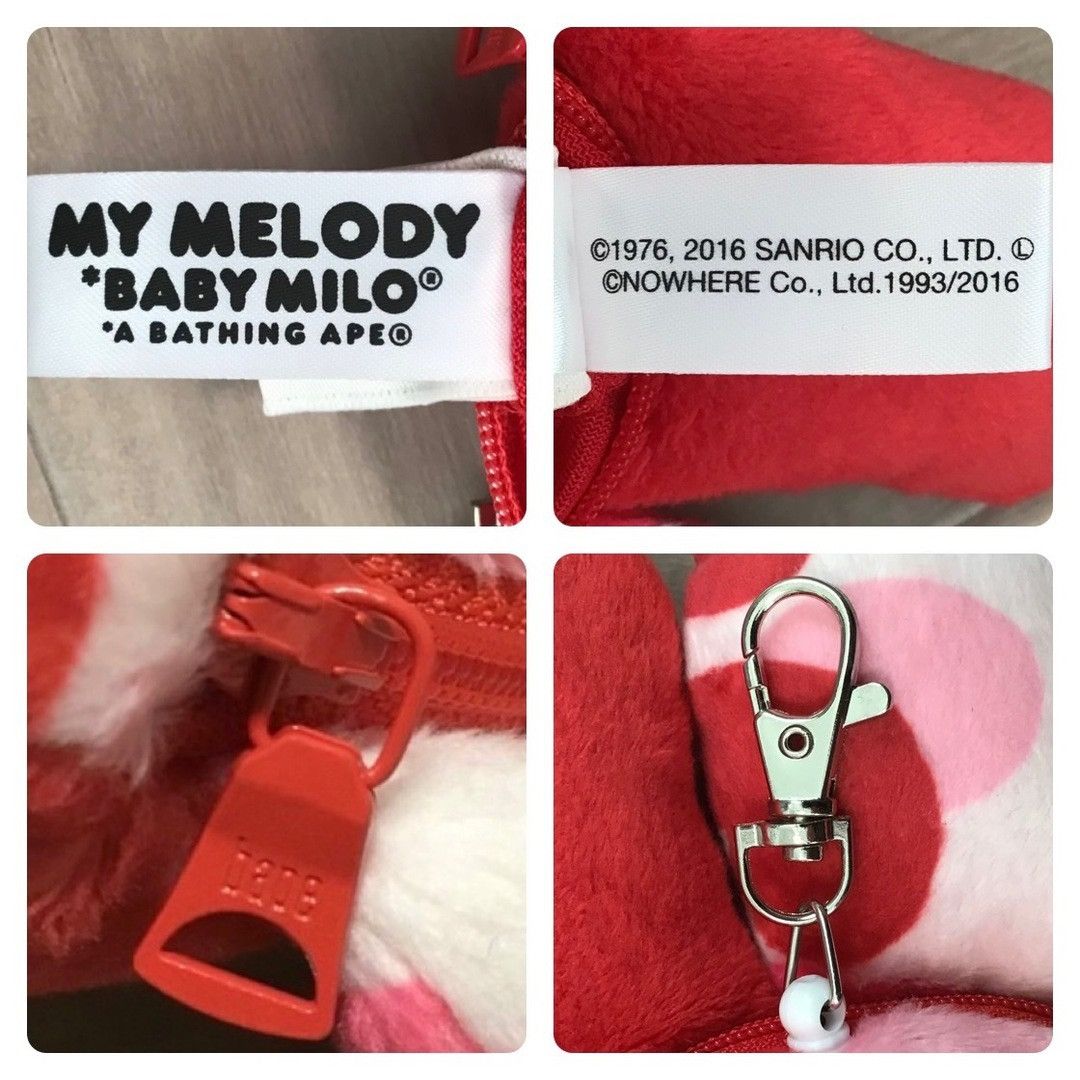 Bape BAPE × Sanrio My Melody Shark Plush Doll Pouch a bathing ape Size ONE SIZE - 5 Thumbnail
