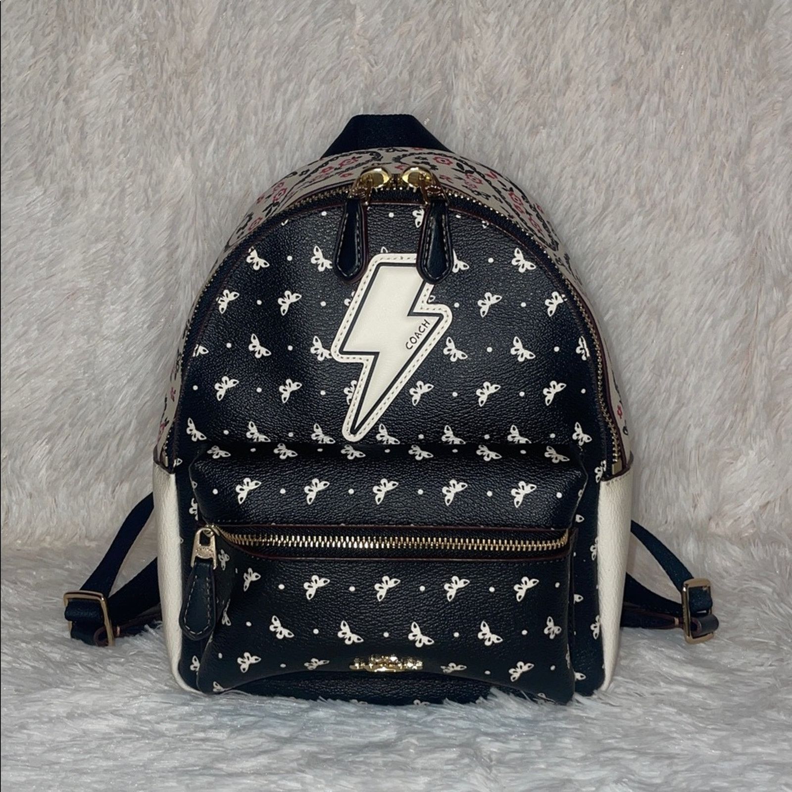 Coach Coach Mini Charlie Butterfly Print Backpack Size ONE SIZE - 1 Thumbnail