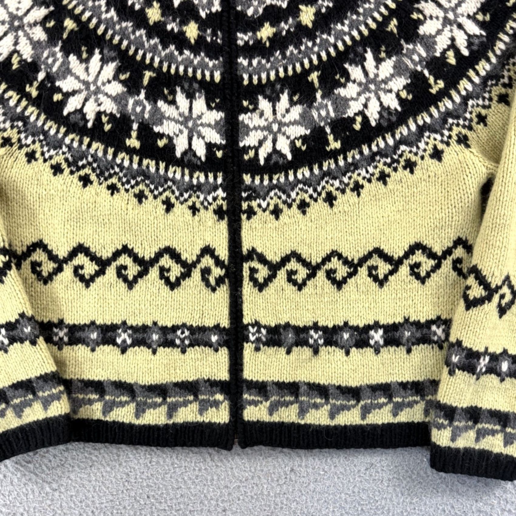 Vintage VINTAGE Icelandic Design Sweater Womens M Angora Lambswool Zip Nordic Outdoor Size M / US 6-8 / IT 42-44 - 2 Thumbnail