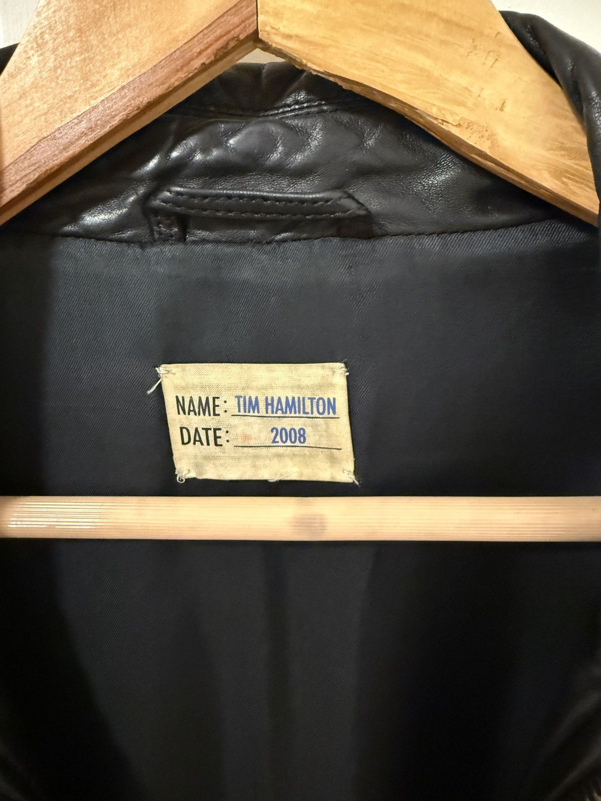 Tim Hamilton Vintage Tim Hamilton Lambskin Bomber Varsity Leather Jacket Size US M / EU 48-50 / 2 - 3 Thumbnail