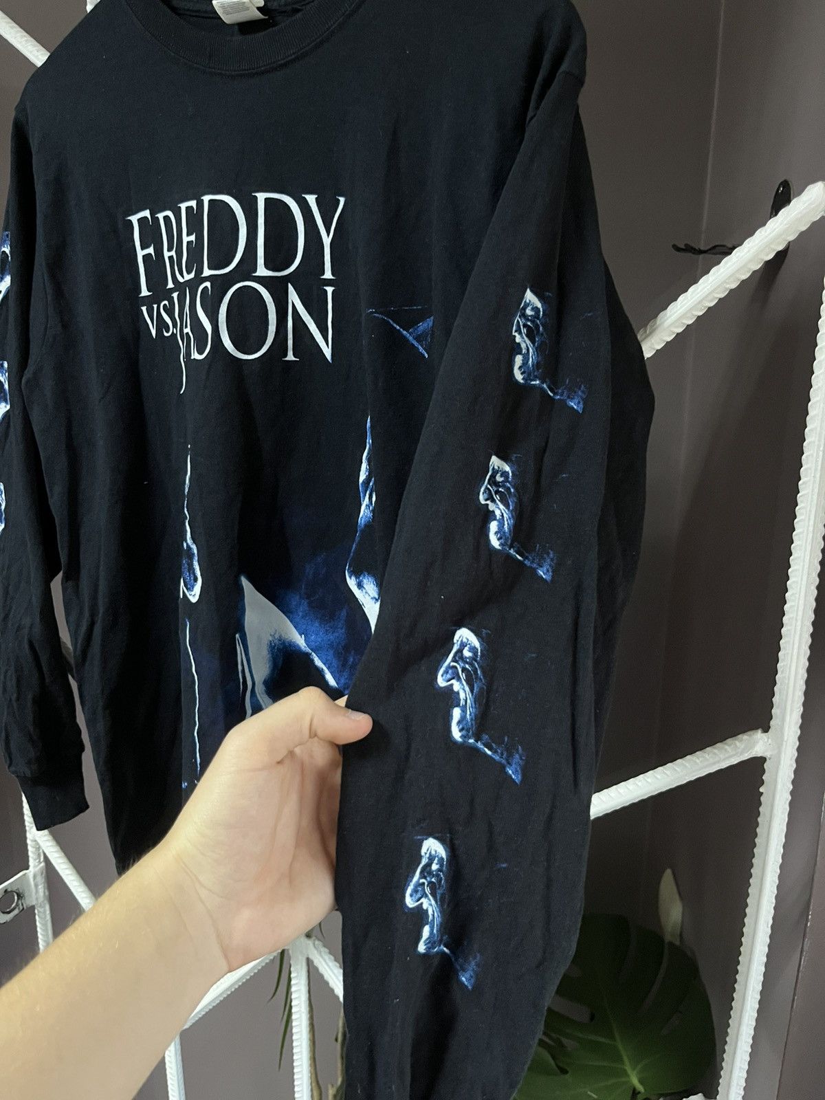 Vintage Vintage Rare Freddy vs Jason Longsleeve Tee Size US M / EU 48-50 / 2 - 4 Thumbnail