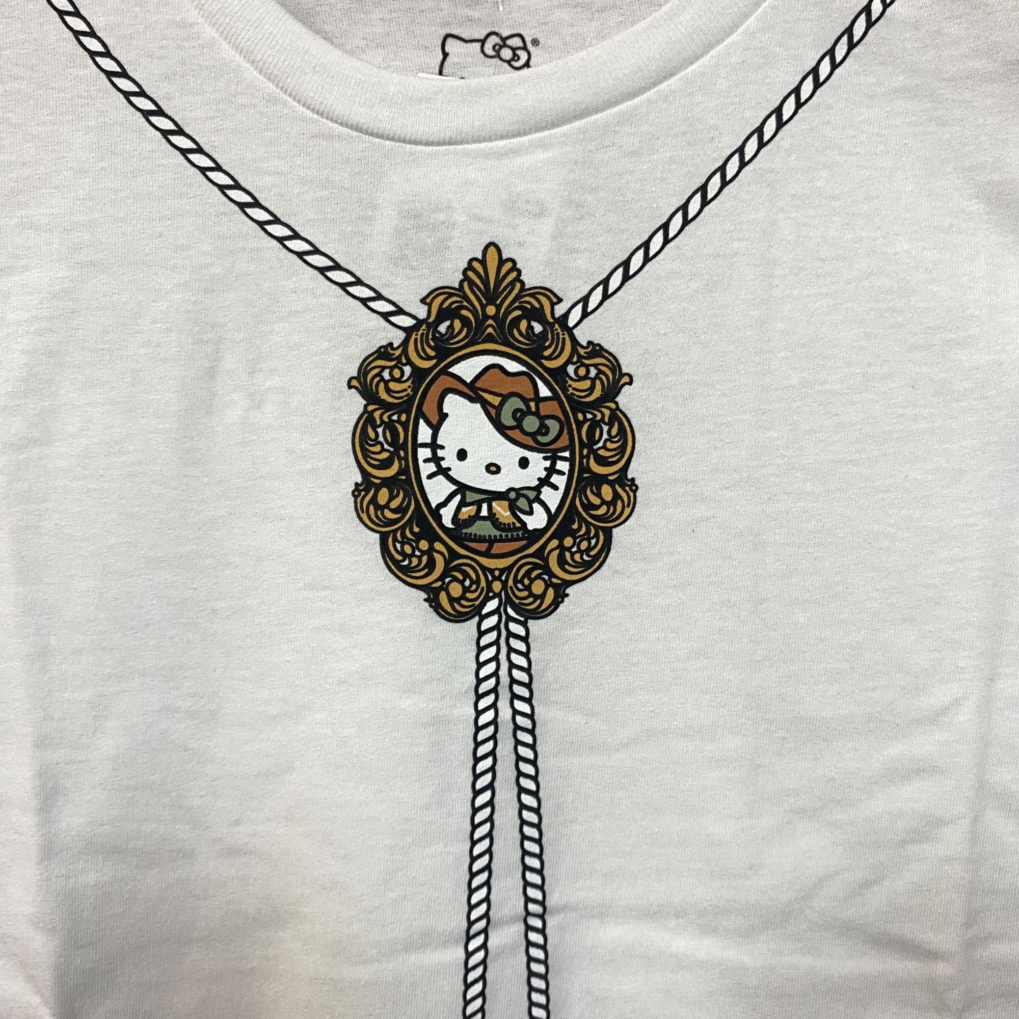 Other Sanrio Hello Kitty Bolo Tie Cute Graphic T-Shirt Large Size L / US 10 / IT 46 - 4 Thumbnail
