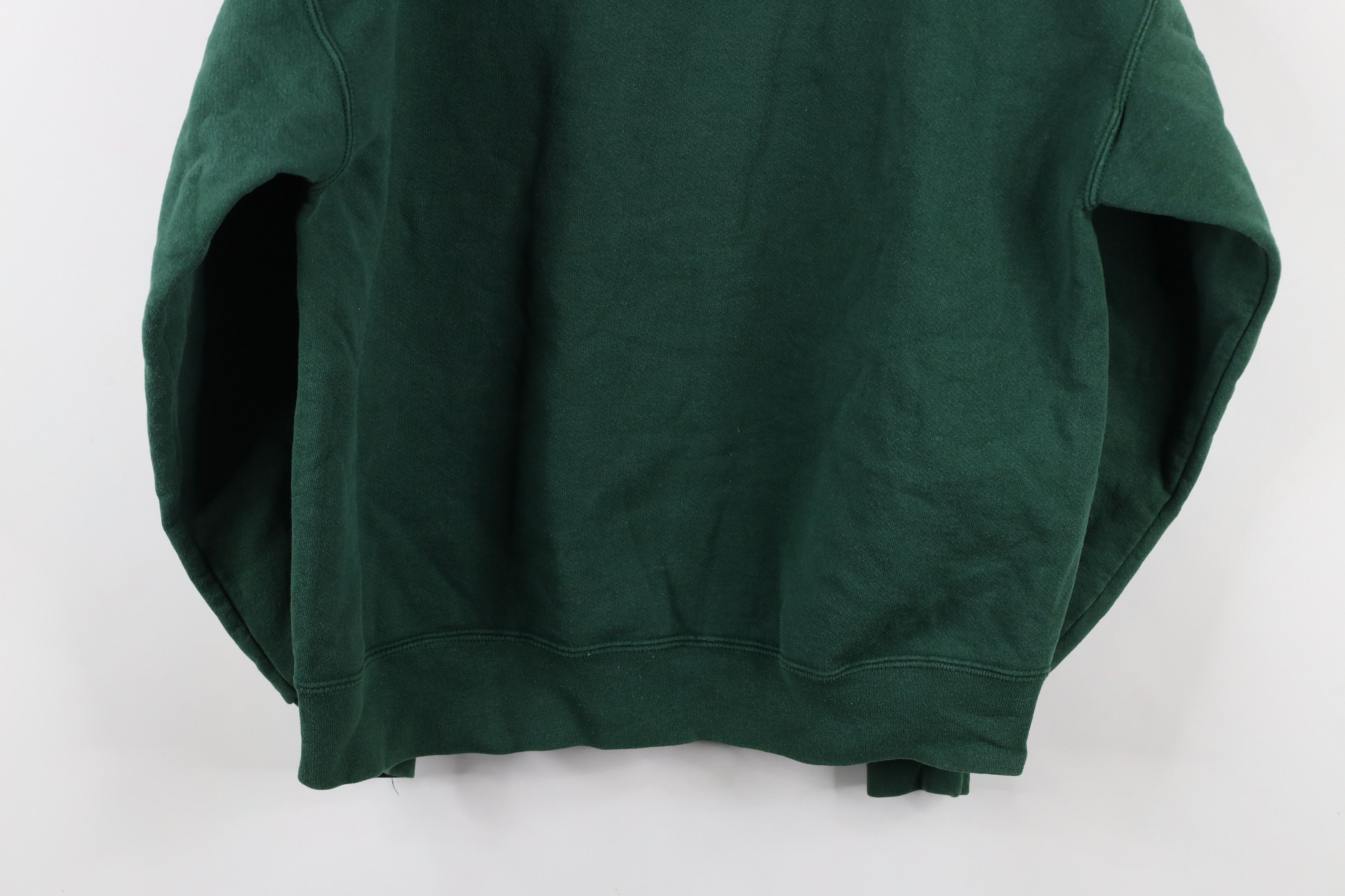 Vintage Vintage 90s Streetwear Huntington Sweatshirt Green USA Size US L / EU 52-54 / 3 - 13 Thumbnail