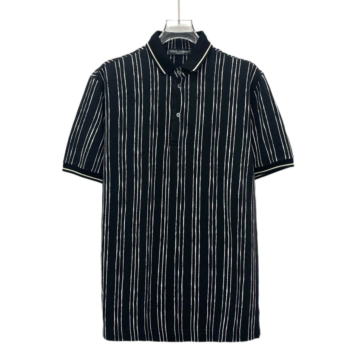 Dolce & Gabbana Dolce & Gabbana Vertical Striped Short Sleeve K26WX Size US S / EU 44-46 / 1 - 1 Thumbnail