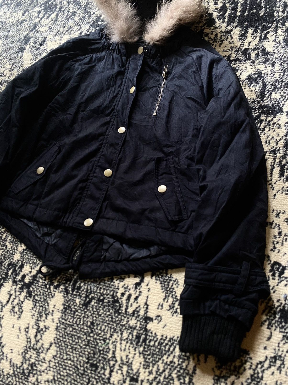If Six Was Nine × Japanese Brand × Le Grande Bleu (L.G.B.) Japanes Hucam Fur jacket ifsix Lgb Style Size M / US 6-8 / IT 42-44 - 2 Thumbnail