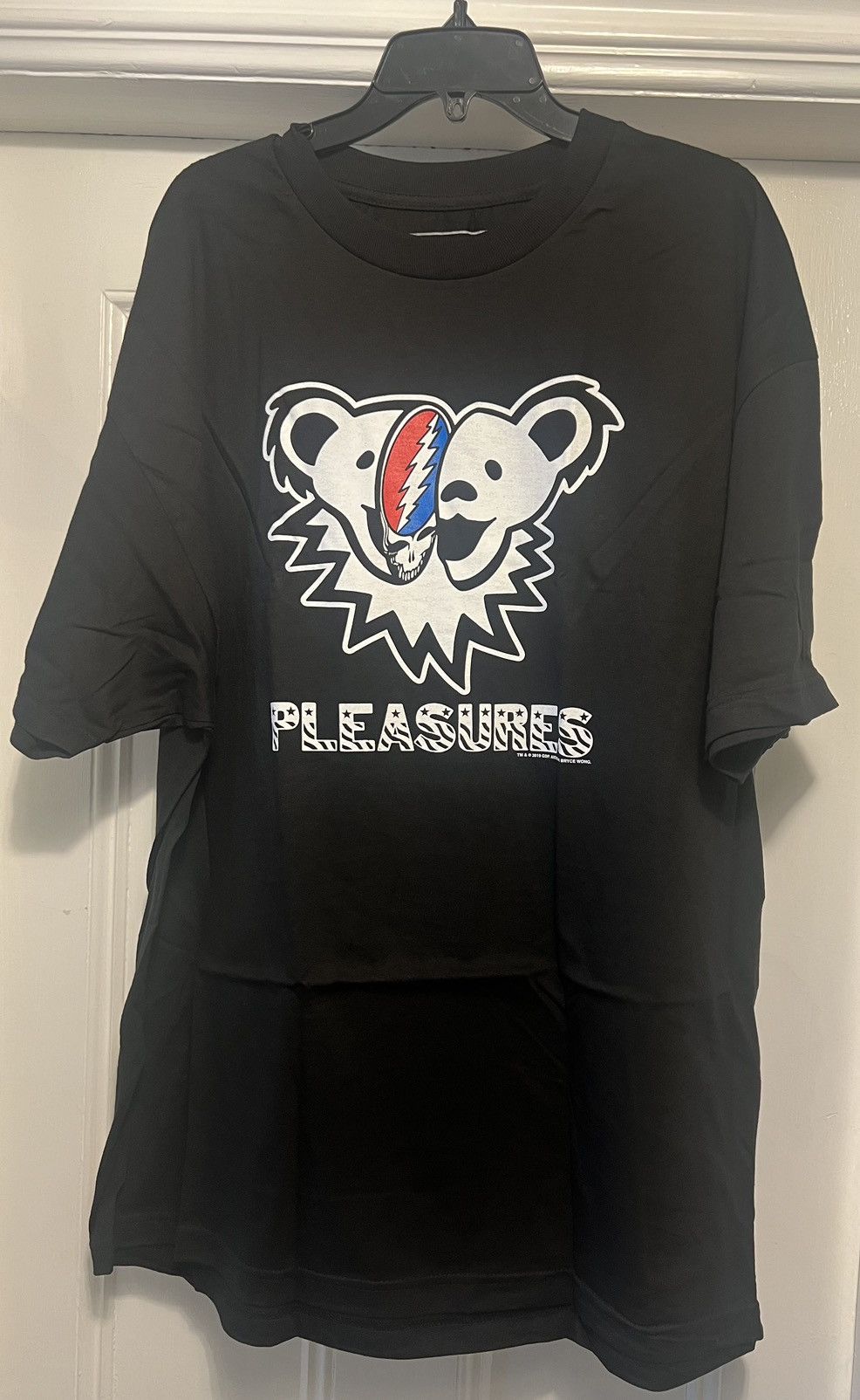 image of Authentic Pleasures Now Grateful Dead Dead Inside Tee in Black, Men's (Size 2XL)